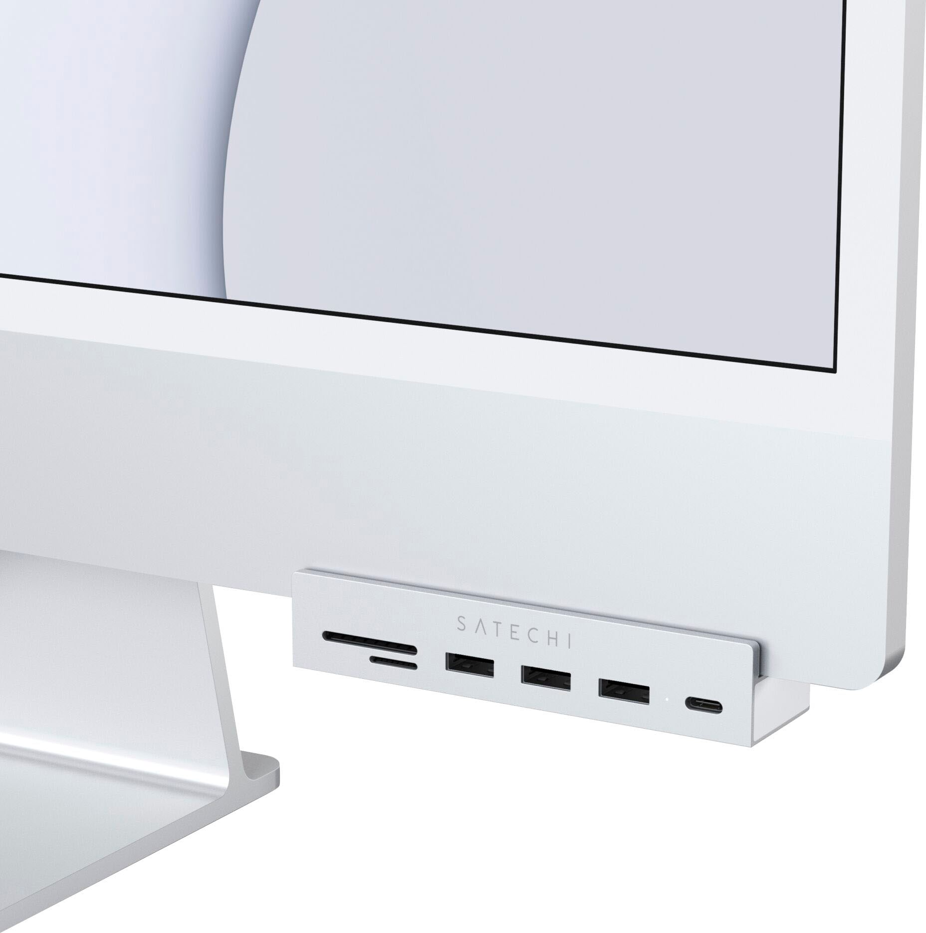Satechi USB-Adapter »USB-C Clamp Hub for 24" iMac«, USB 3.0 Typ A zu USB-C