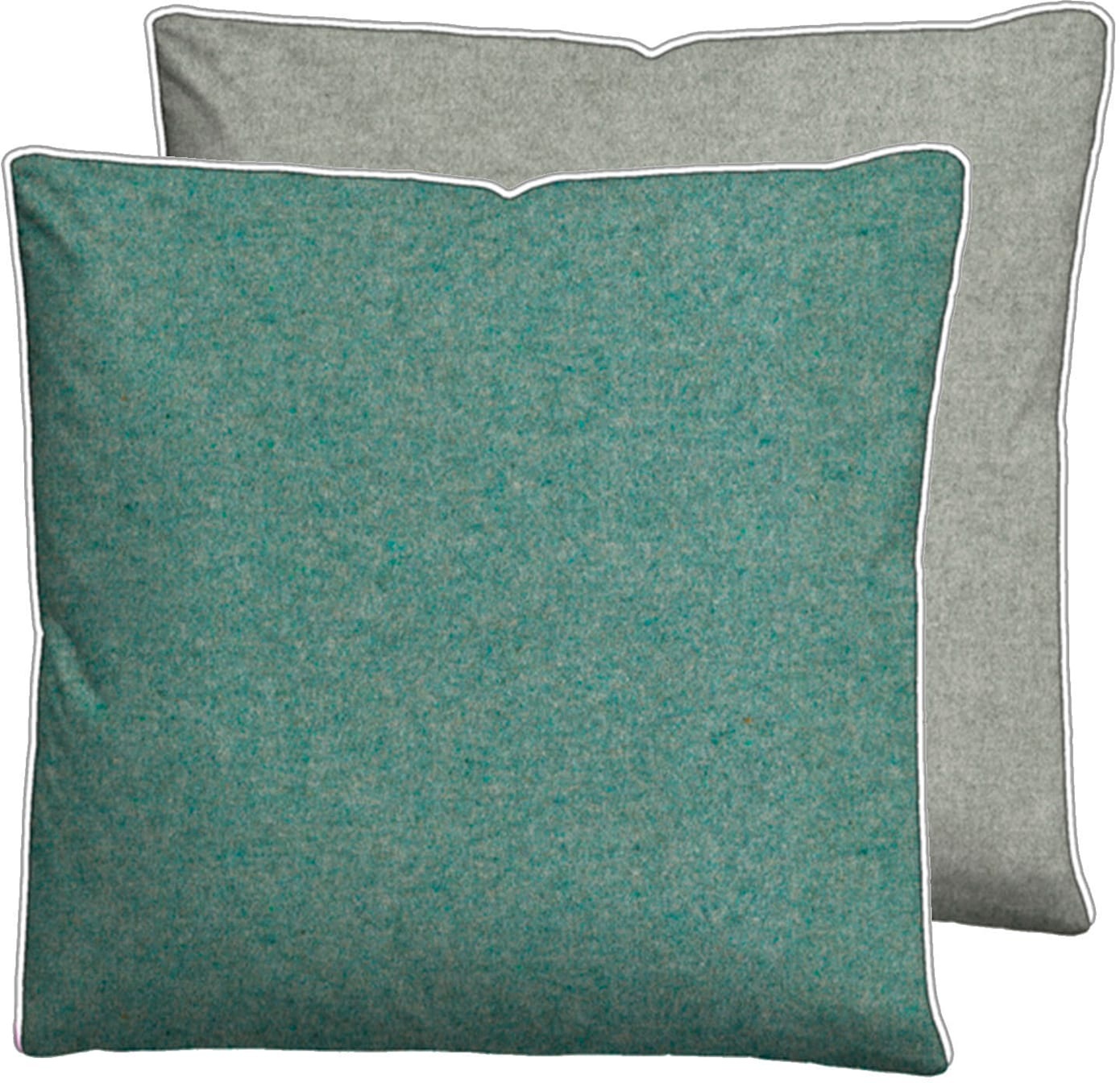 Kissenbezug BIBERNA, B:40cm L:80cm, grün, Baumwolle, 100% Baumwolle, Kissenbezüge