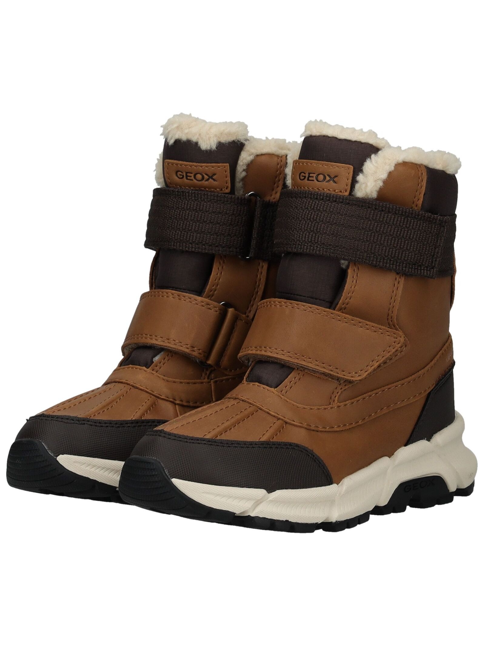 Geox Snowboots »Geox Stiefel Lederimitat/Textil«