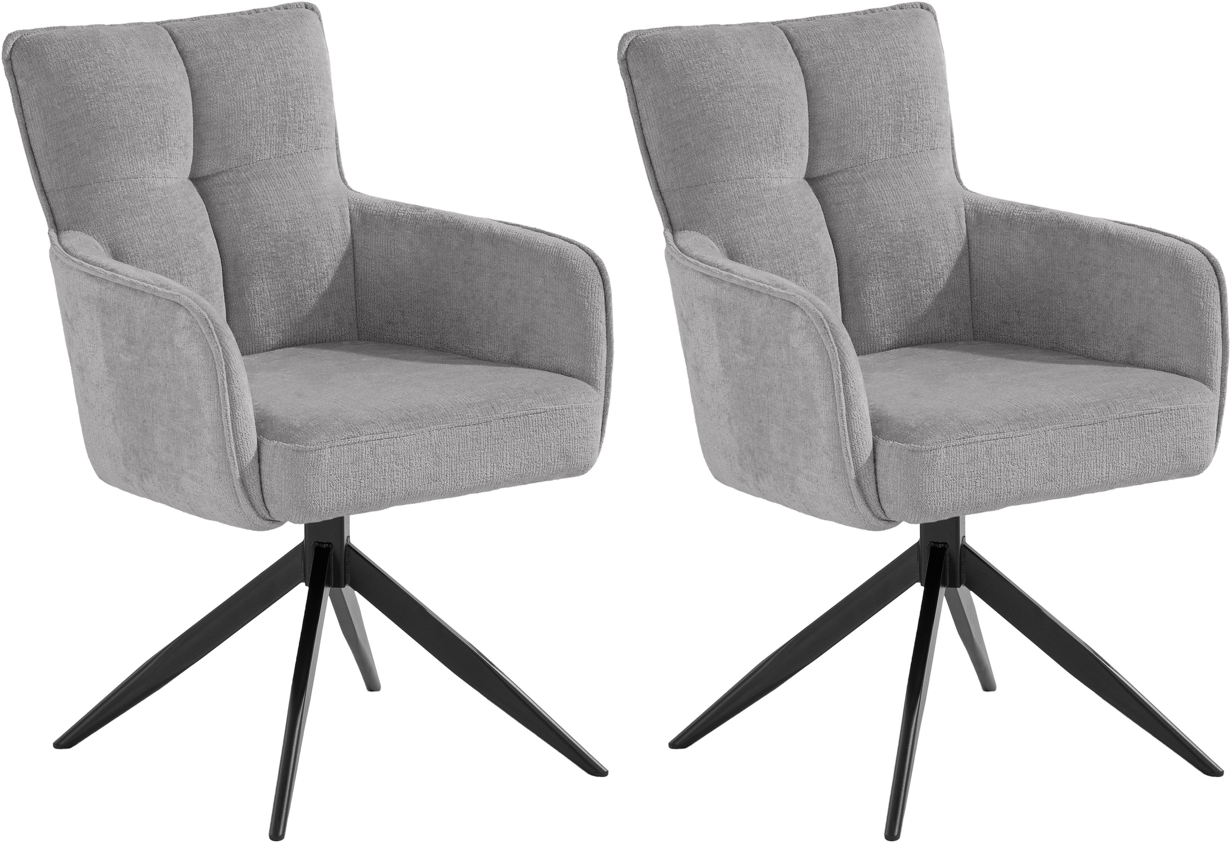 set one by Musterring Armlehnstuhl "Tucson", (Set), Chenille, (Set), 2er Se günstig online kaufen