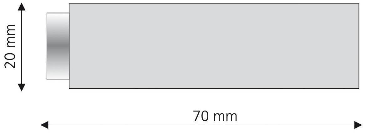 Liedeco Gardinenstangen-Endstück »Next-one«, (Set, 2 St.), für  Gardinenstangen Ø 16 mm auf Rechnung | BAUR