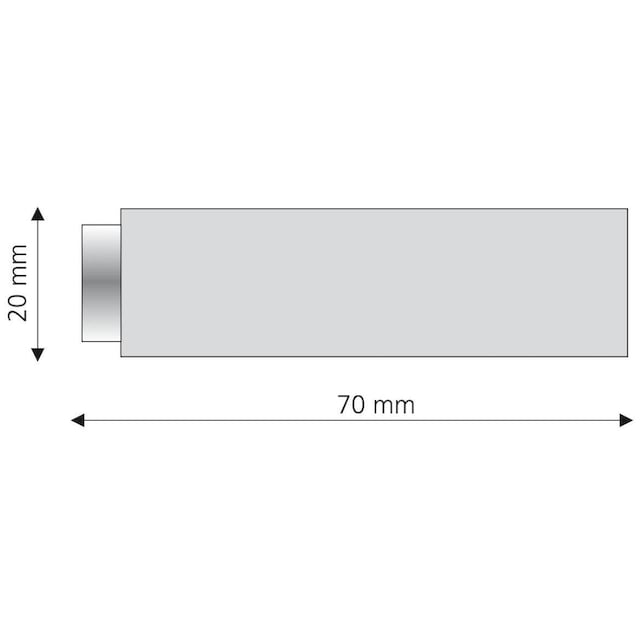 Liedeco Gardinenstangen-Endstück »Next-one«, (Set, 2 St.), für  Gardinenstangen Ø 16 mm auf Rechnung | BAUR