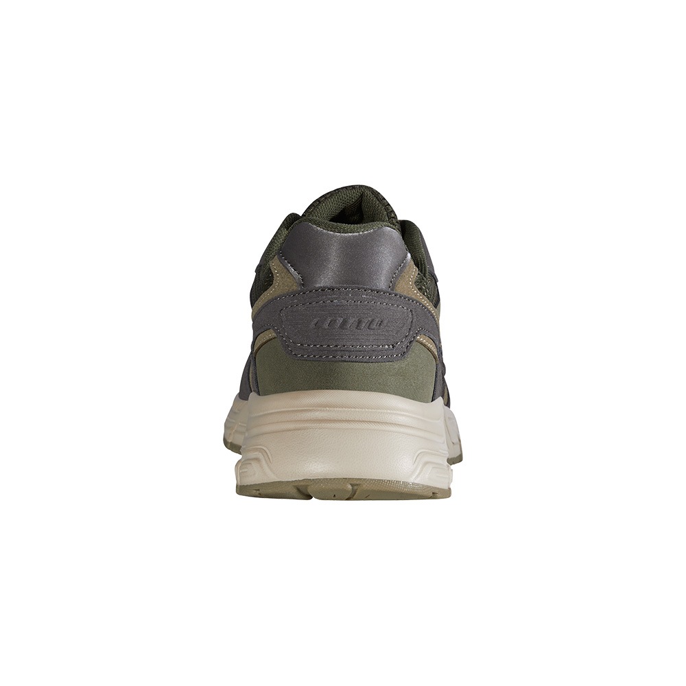 Sneaker LOTTO, Damen, Gr. 38, grün (dunkelgrau, olive), Kunstfaser, Synthetik, mehrfarbig, Schuhe Sneaker, - mit Flexkerben für natürlichen Bewegungsablauf 3