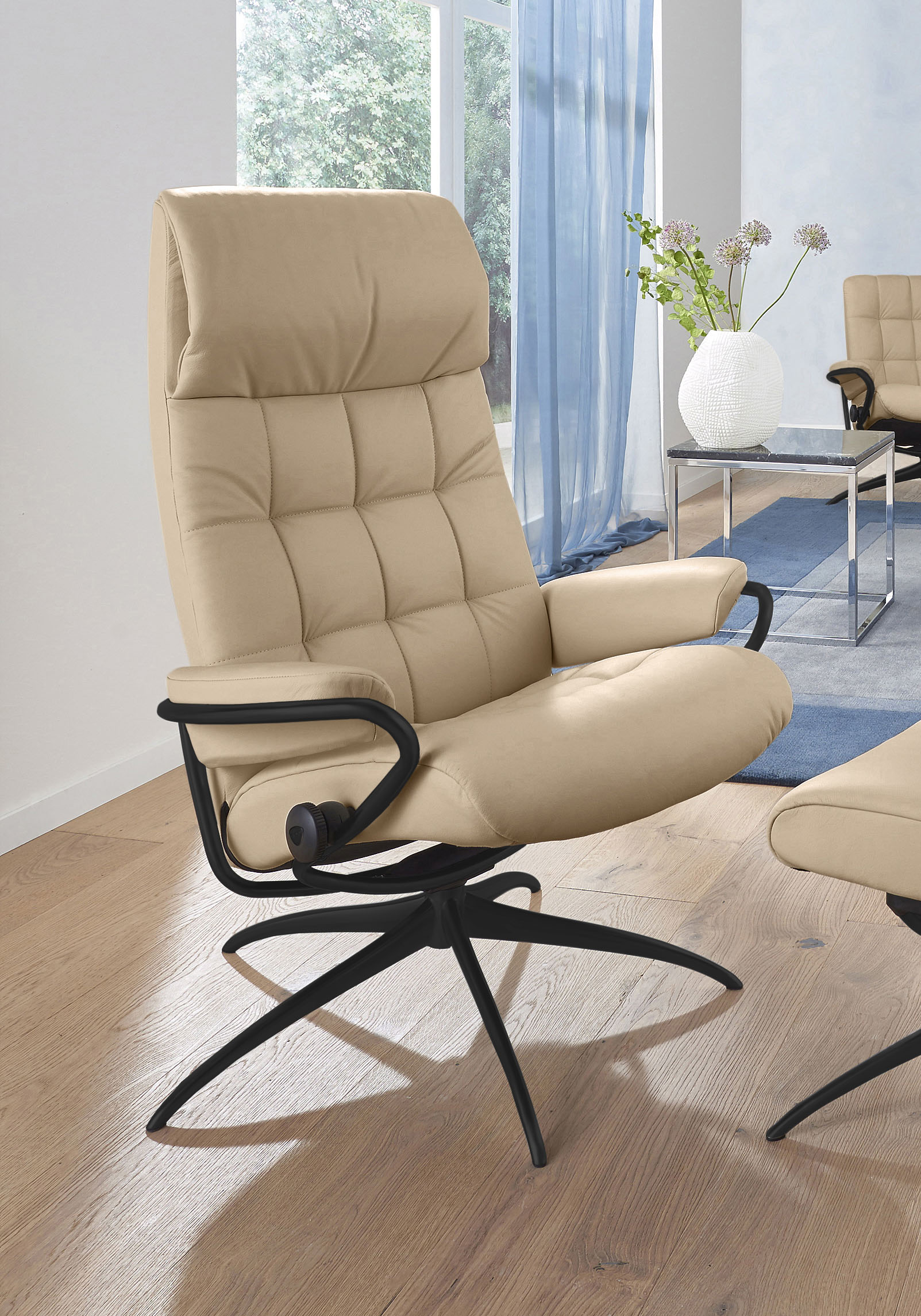 Stressless Relaxsessel "London", High Back, mit Star Base, Gestell Schwarz günstig online kaufen