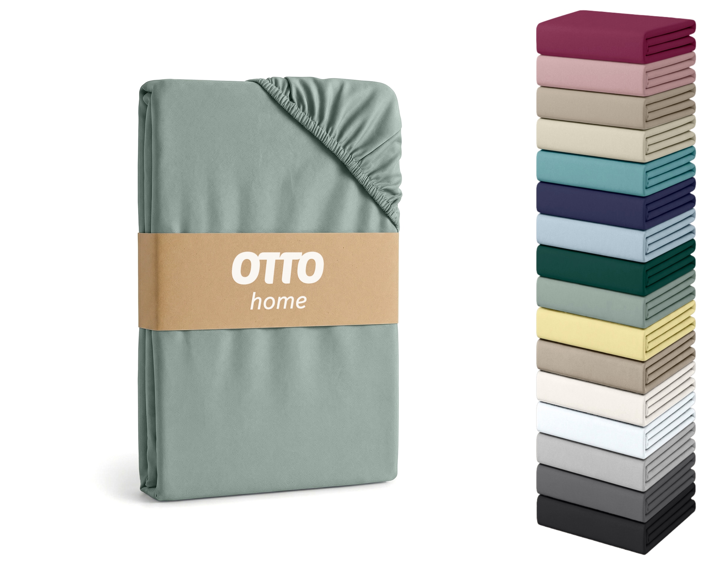 OTTO home Spannbettlaken "Cremona für Matratzen bis 30 cm Höhe" NEU 96% Baumwolle & 4% Elasthan, in Basic, Komfort & Premium Qualität