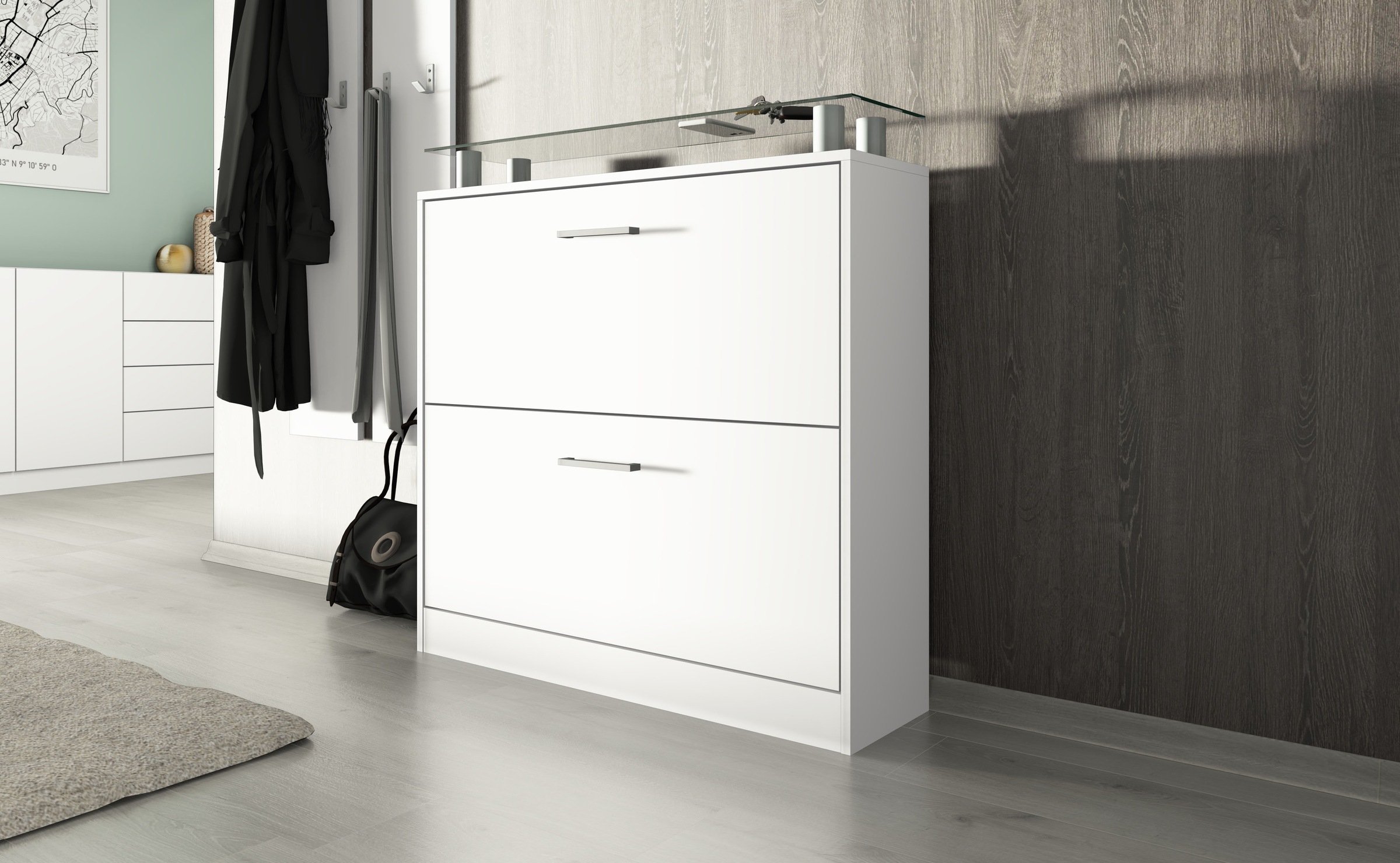 borchardt Möbel Garderoben-Set "Finn" Set, 3 Stk. tlg. günstig online kaufen