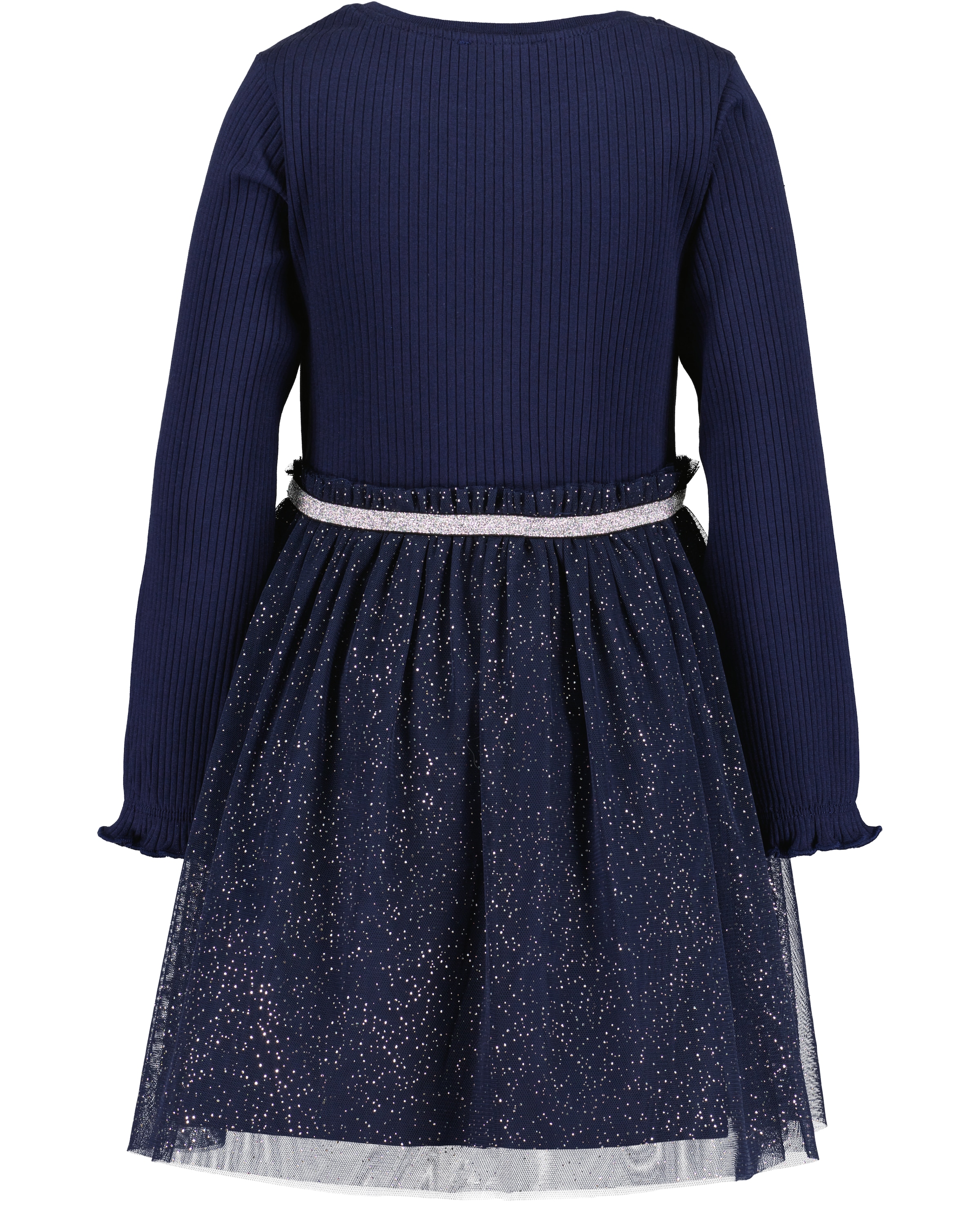 Blue Seven Jerseykleid mit aufgesetztem Tüllrock mit Paillettendetails
