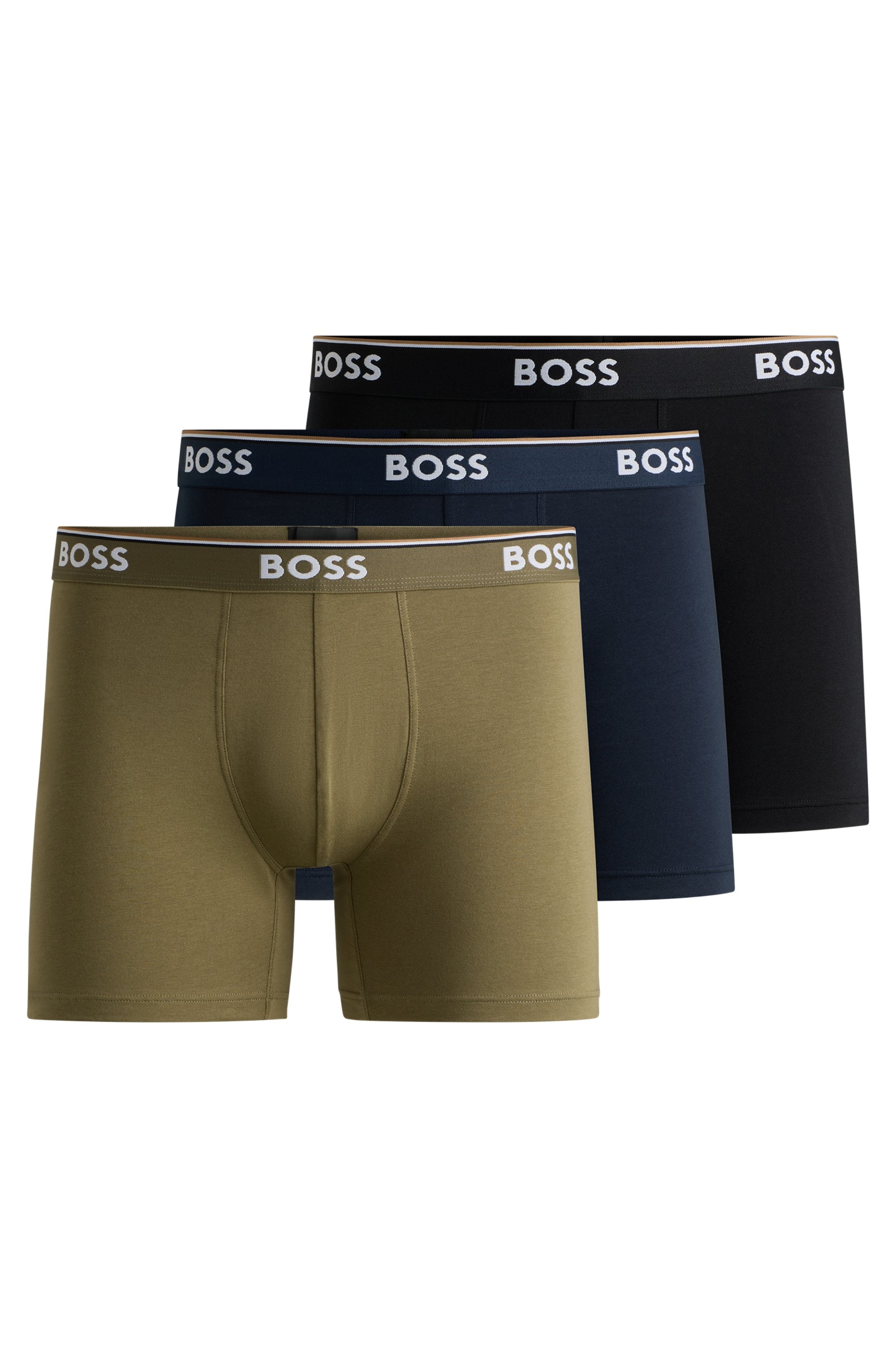 BOSS Trunk "Br 3P Pow", (Packung, 3 St.), mit Logobund