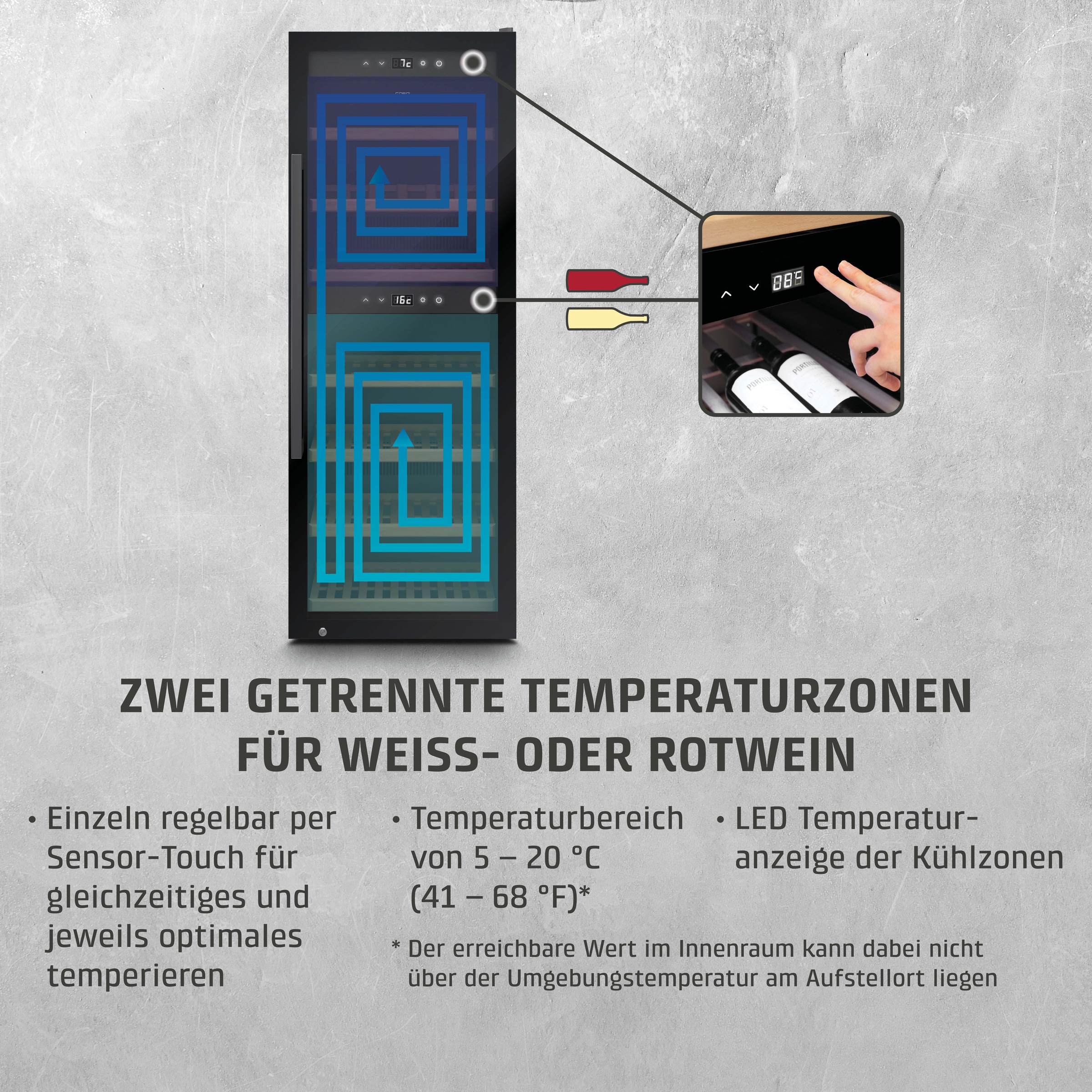 Caso Weinkühlschrank »729 WineExclusive 126 Smart«