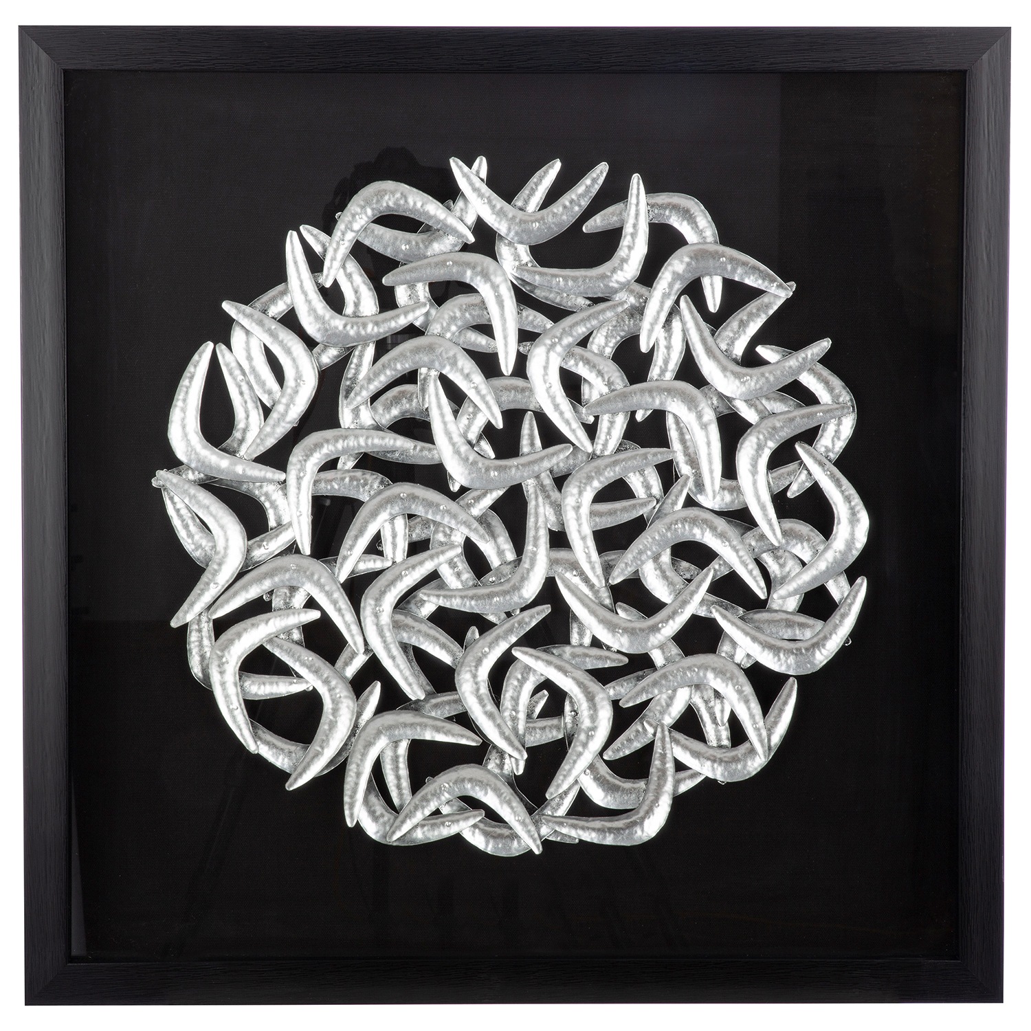 Casablanca by Gilde Bild mit Rahmen »Bild quadratisch Salerno schwarz H. 60 cm« 1 Stk. tlg.