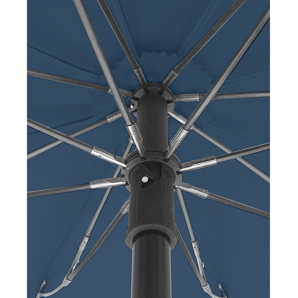 EuroSCHIRM® Taschenregenschirm »teleScope handsfree, marineblau«