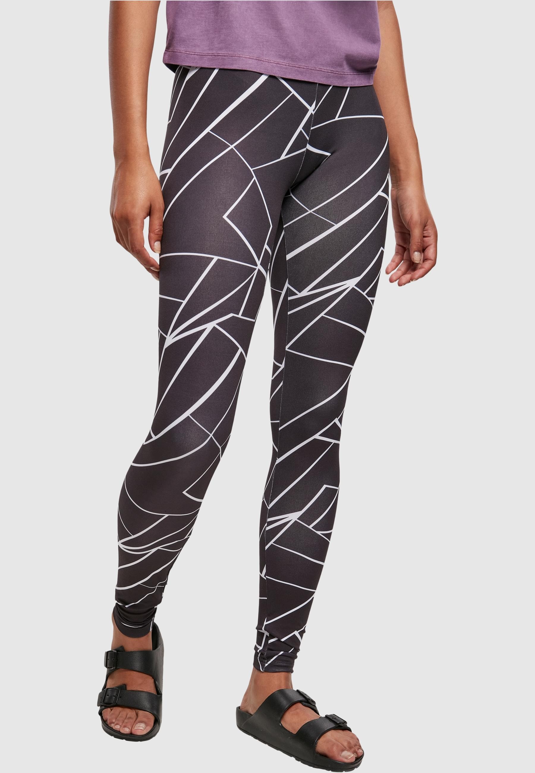 URBAN CLASSICS Leggings »Urban Classics Damen Ladies AOP Leggings«, (1 tlg.)