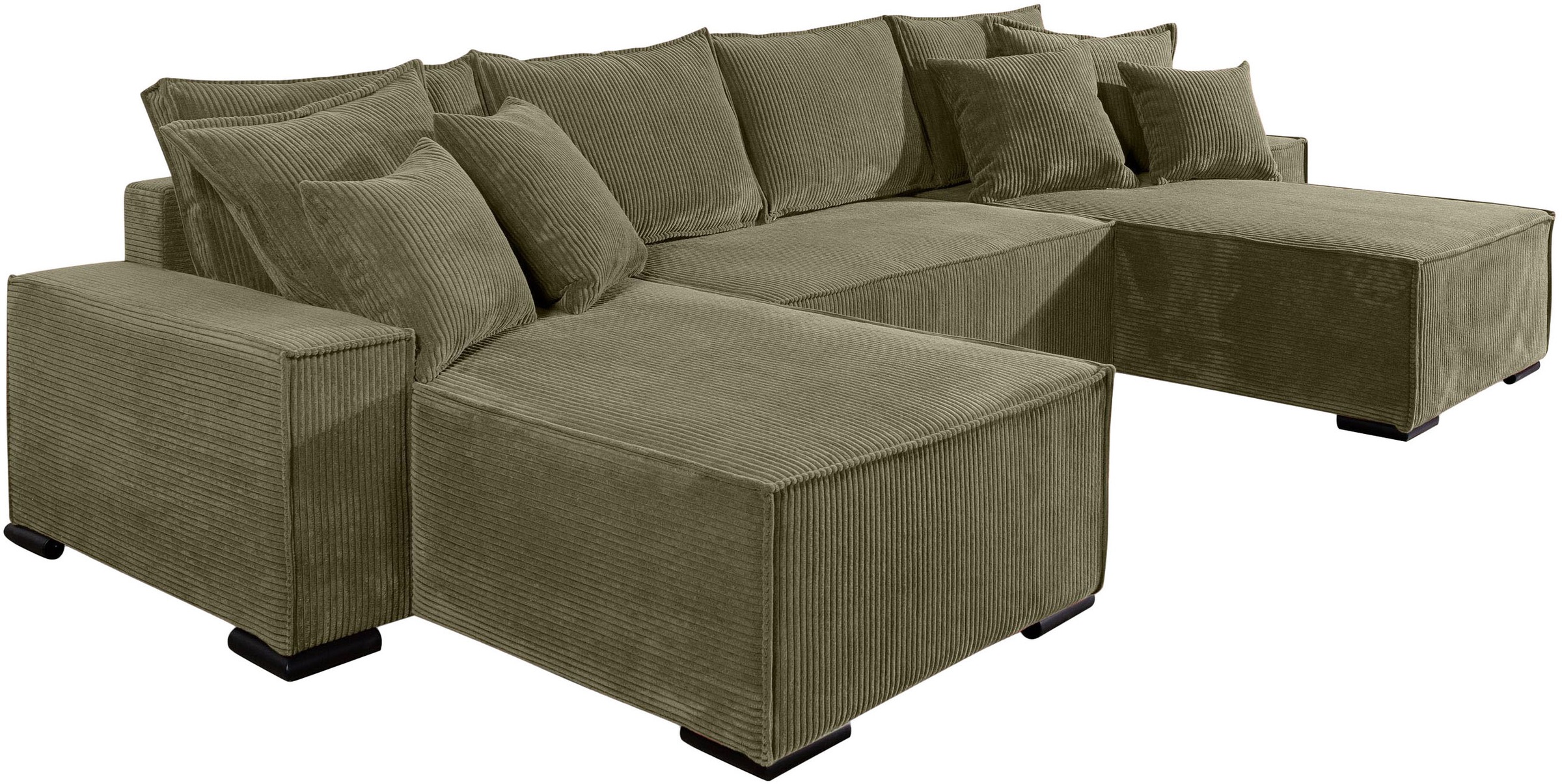 COLLECTION AB Wohnlandschaft »Manhattan« Wohnlandschaft,2  Ottomane,Bonnelfederkern,Schlaffunktion