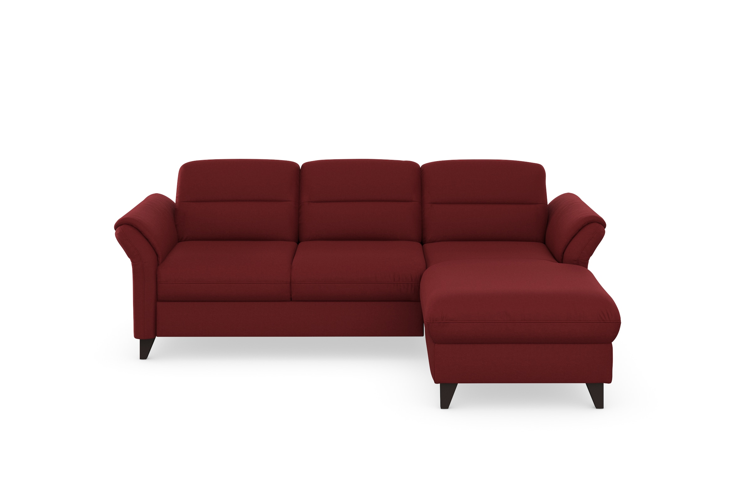 sit&more Ecksofa »Mellum L-Form« Federkern, optional Schlaffunktion, Bettkasten & Armteilfunktion
