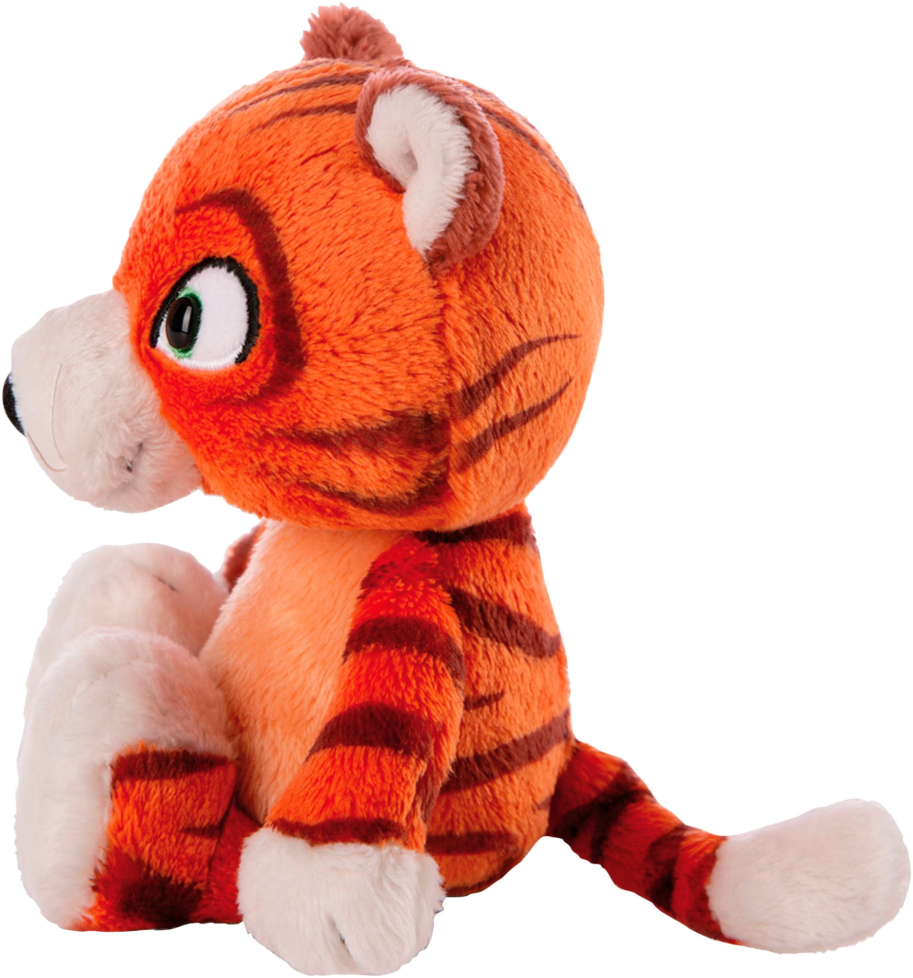 Nici Kuscheltier »Summer, Tiger Mandarina, 25 cm«, schlenkernd, enthält recyceltes Material (Global Recycled Standard)