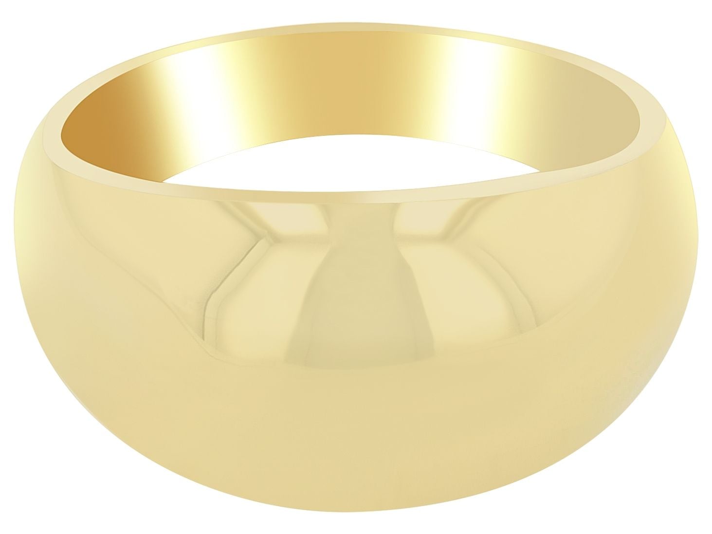 Fingerring ADELIA´S "Damen Ring aus Edelstahl" Gr. 64, gold, Fingerringe, Damen, 64, Edelstahl, Fingerring 2