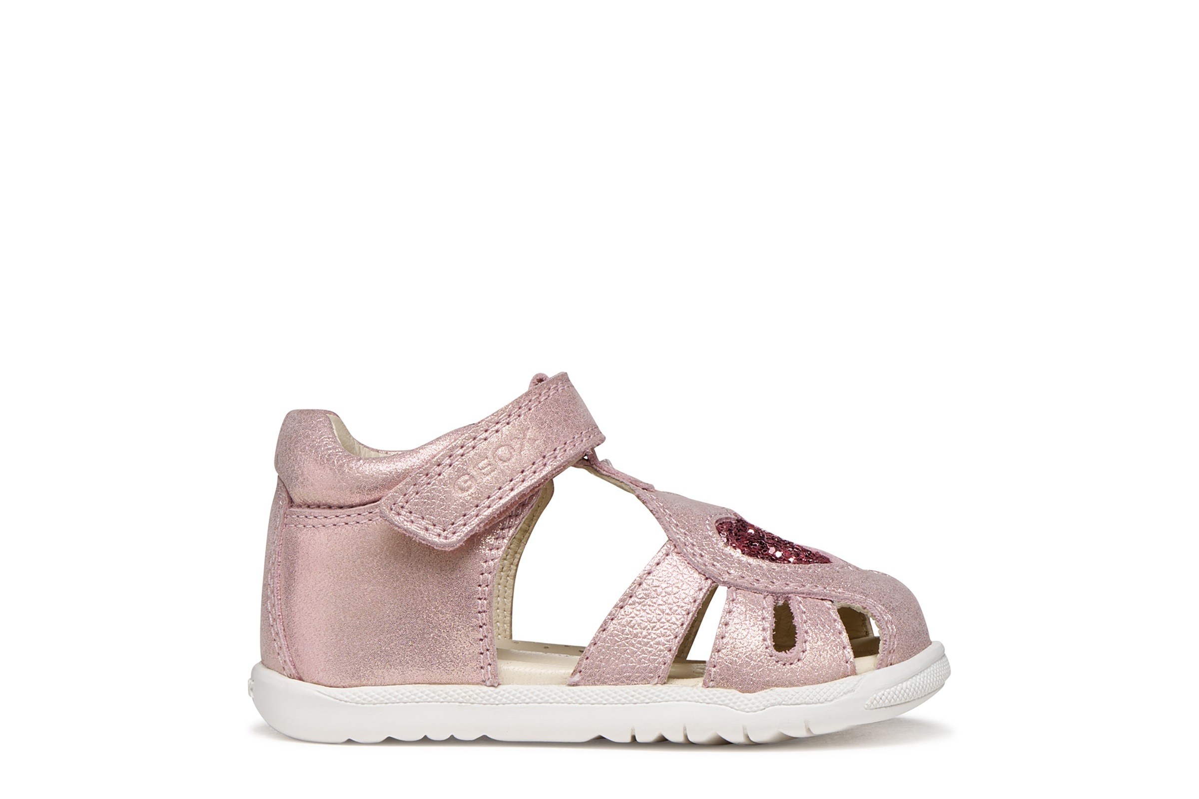 Geox Lauflernschuh »B SANDAL MACCHIA GIR«  Babyschuh mit Klettverschluss, Größenschablone zum Download