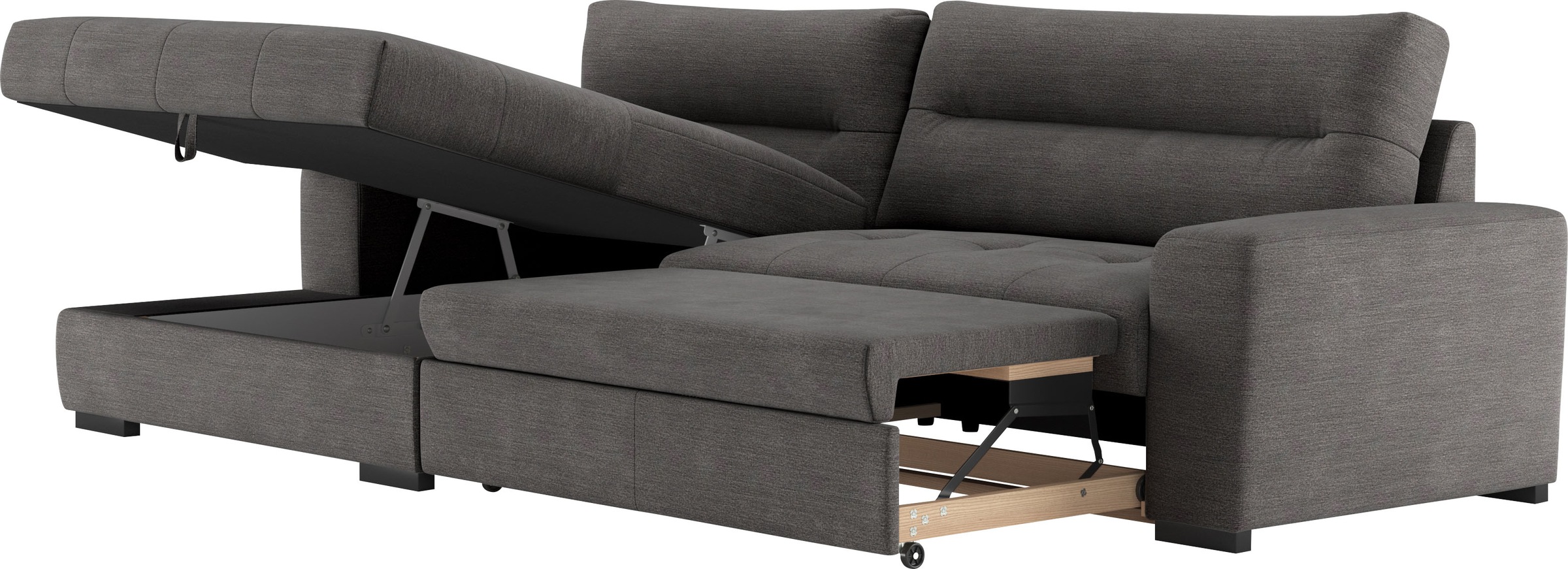 COTTA Ecksofa »Cappa L-Form«, wahlweise mit Bettfunktion & Bettkasten
