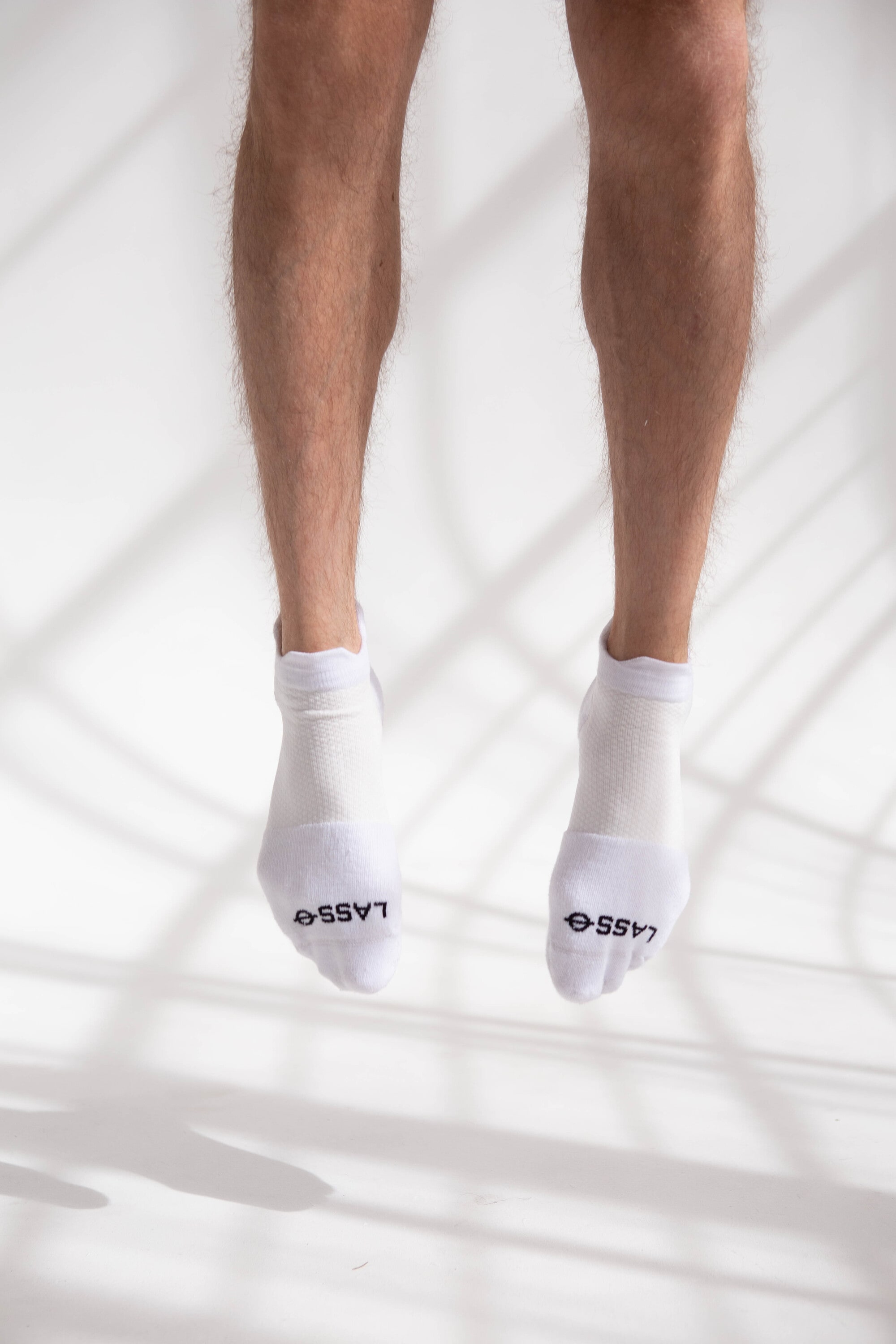Lasso Gear Tennissocken »Lasso Gear LASSO LOW Performance Compression Socks Low Tab White«