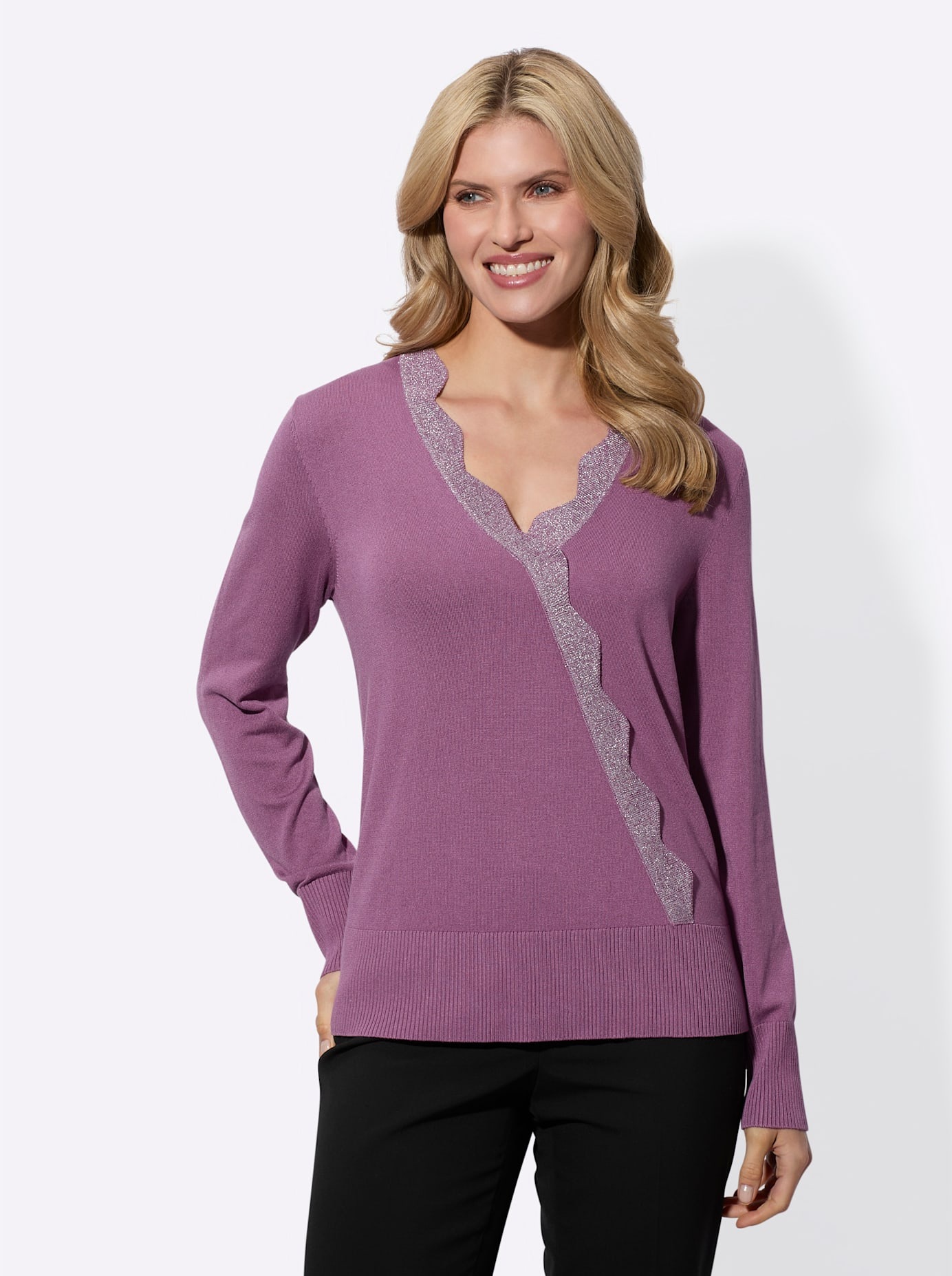 Classic Basics Strickpullover "Langarm-Pullover" günstig online kaufen