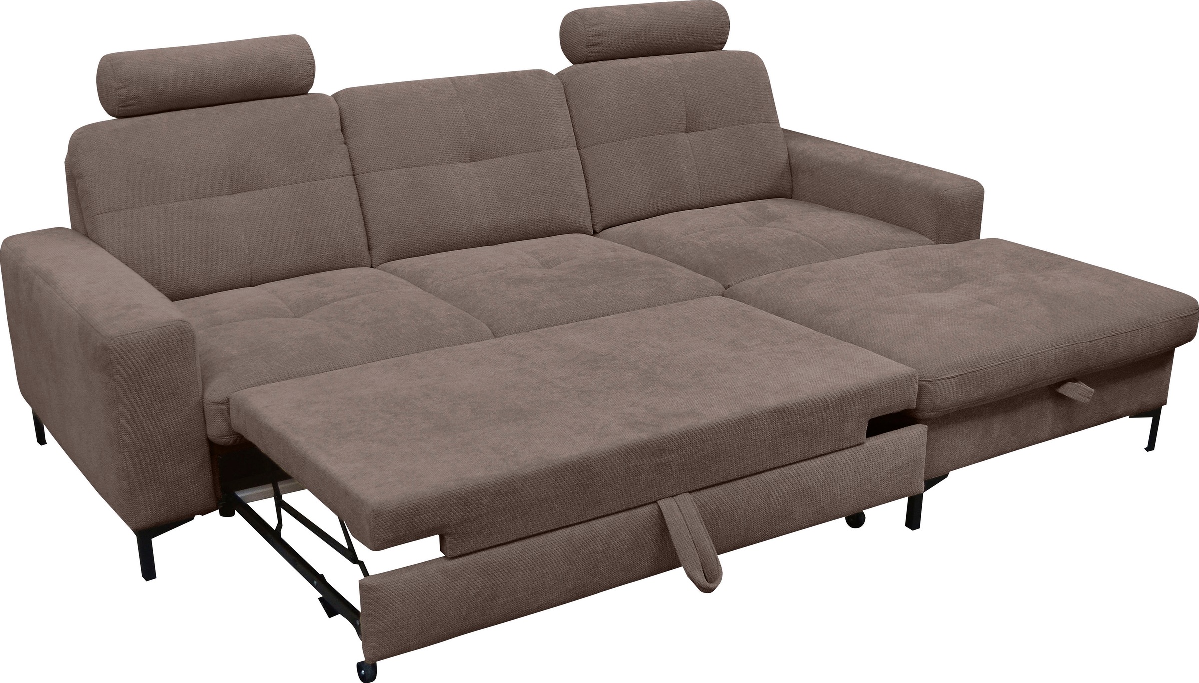 alina Ecksofa »Stelvia«, Inklusive Nackenstützen, Breite 254 cm