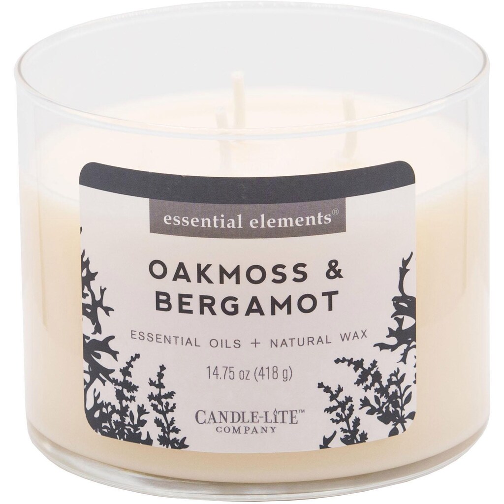 Candle-lite™ Duftkerze »Essential Elements - Oakmoss & Bergamot«