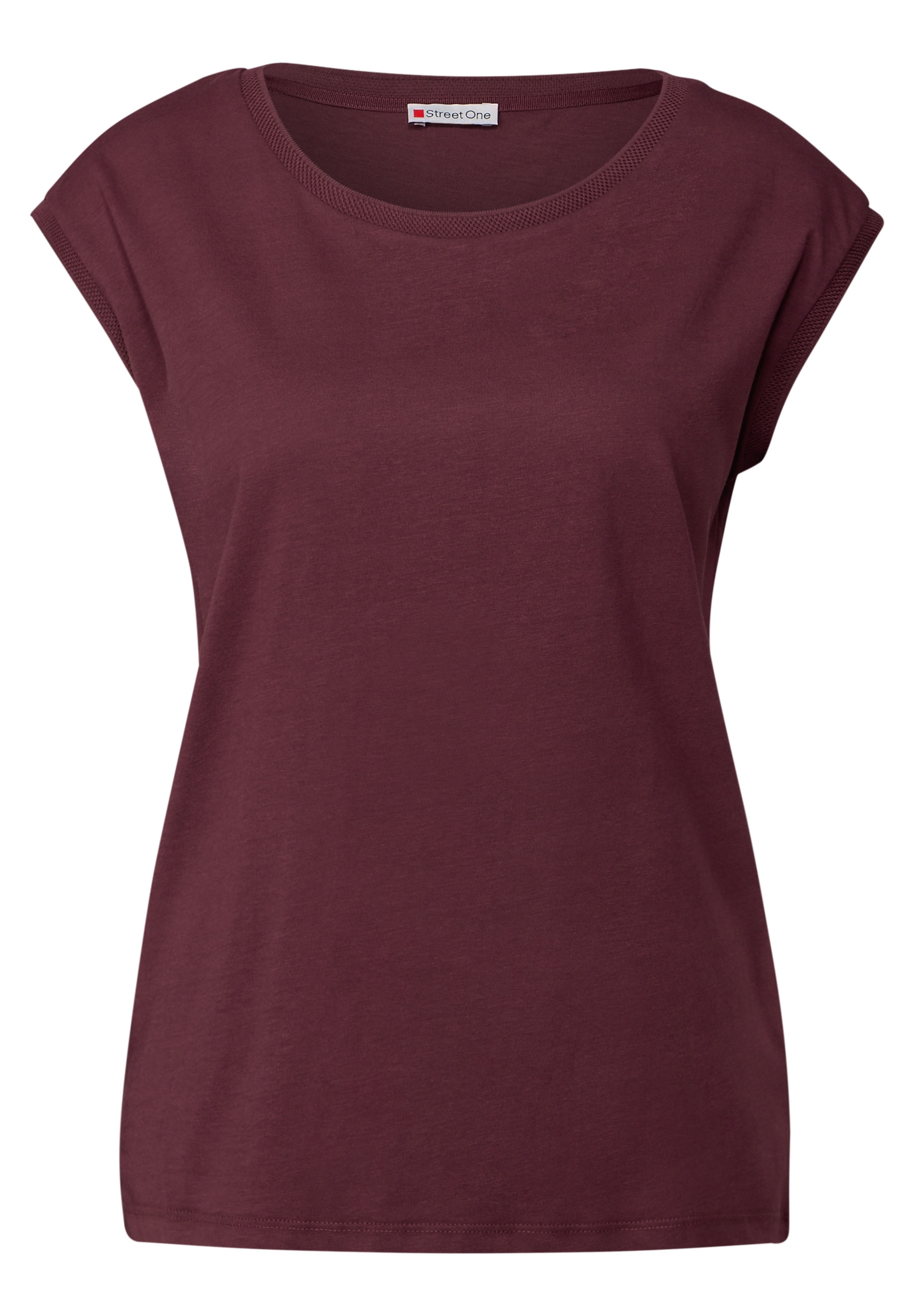 STREET ONE T-Shirt, aus reiner Baumwolle