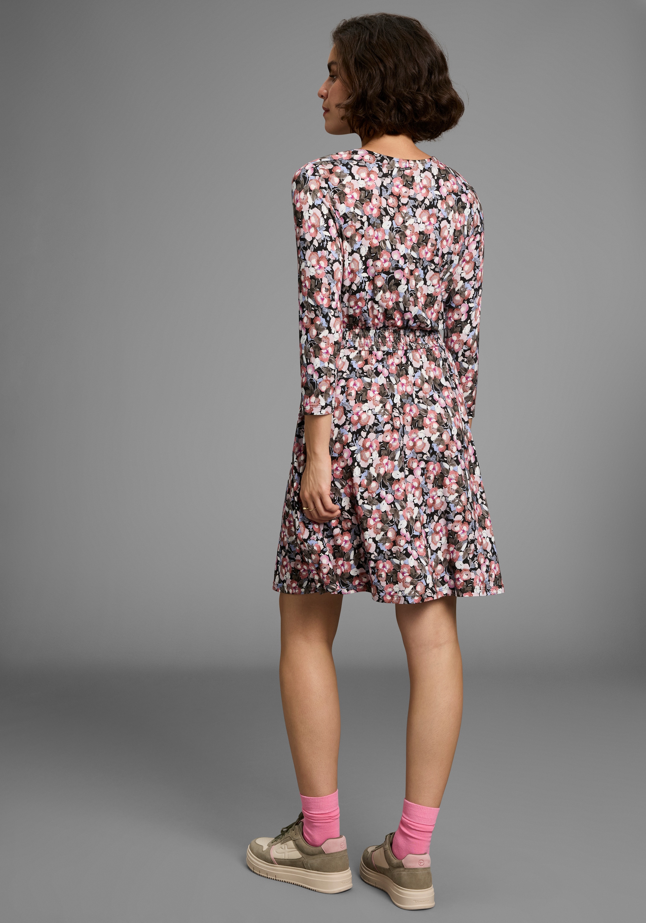 Laura Scott Jerseykleid, sportlich-feminin mit floralem Allovermuster - NEUE KOLLEKTION