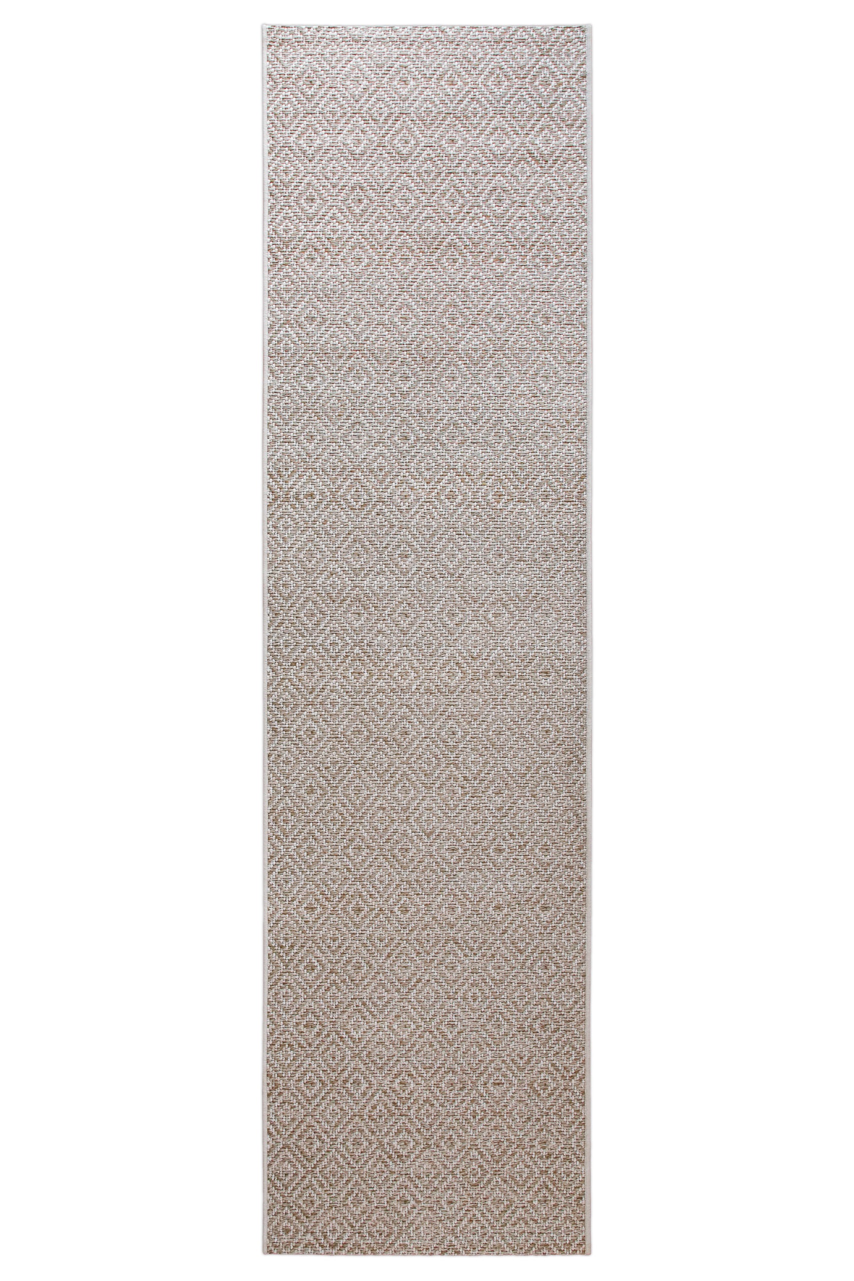 Wecon home Läufer »Miami Beach« rechteckig 5 mm Höhe In- & Outdoor Teppich, wetterfest, modernes Rauten Muster, Balkon