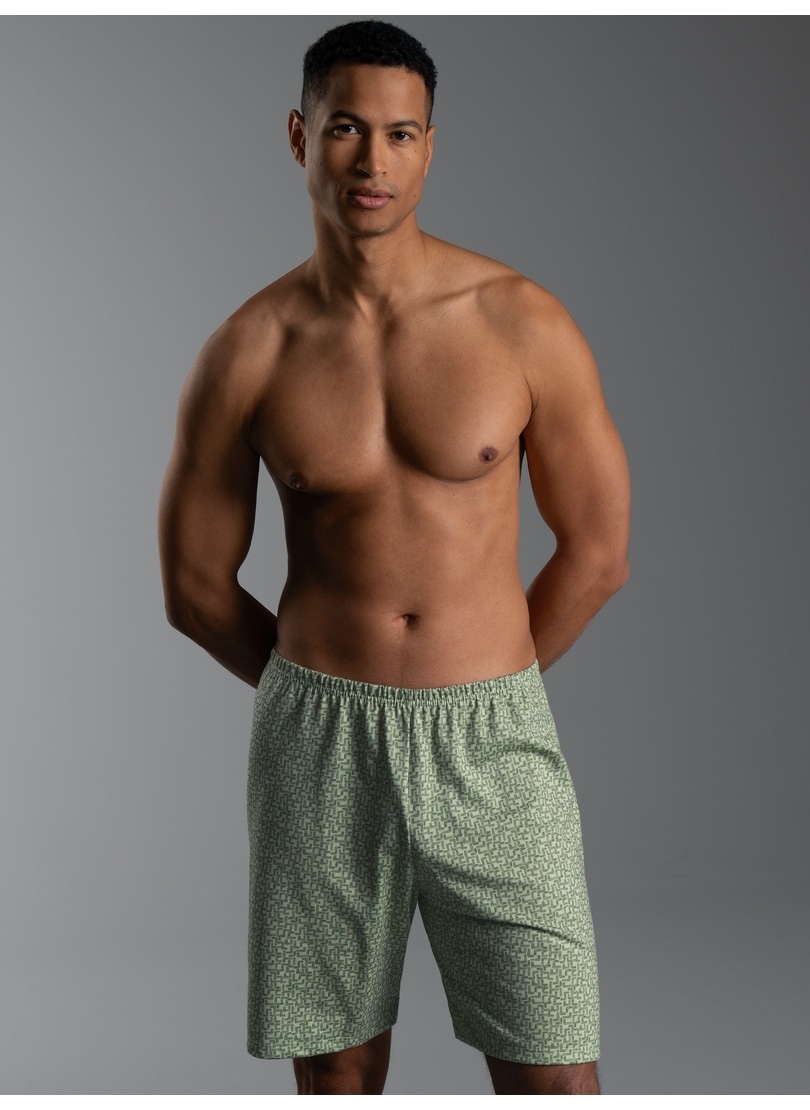 Trigema Bermudas "TRIGEMA Pyjama Shorts mit Tetris Muster" günstig online kaufen