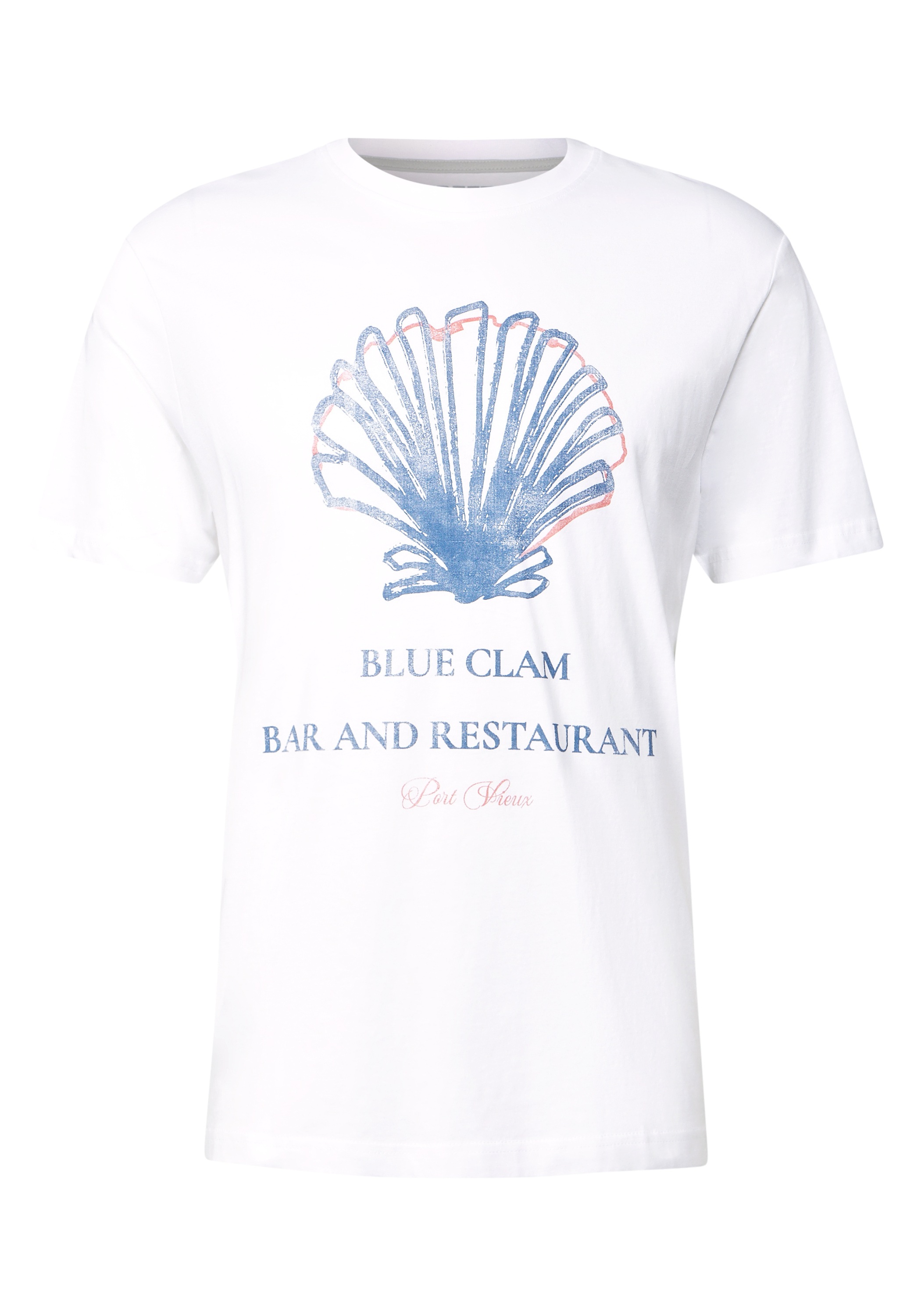 STREET ONE MEN T-Shirt, aus reiner Baumwolle