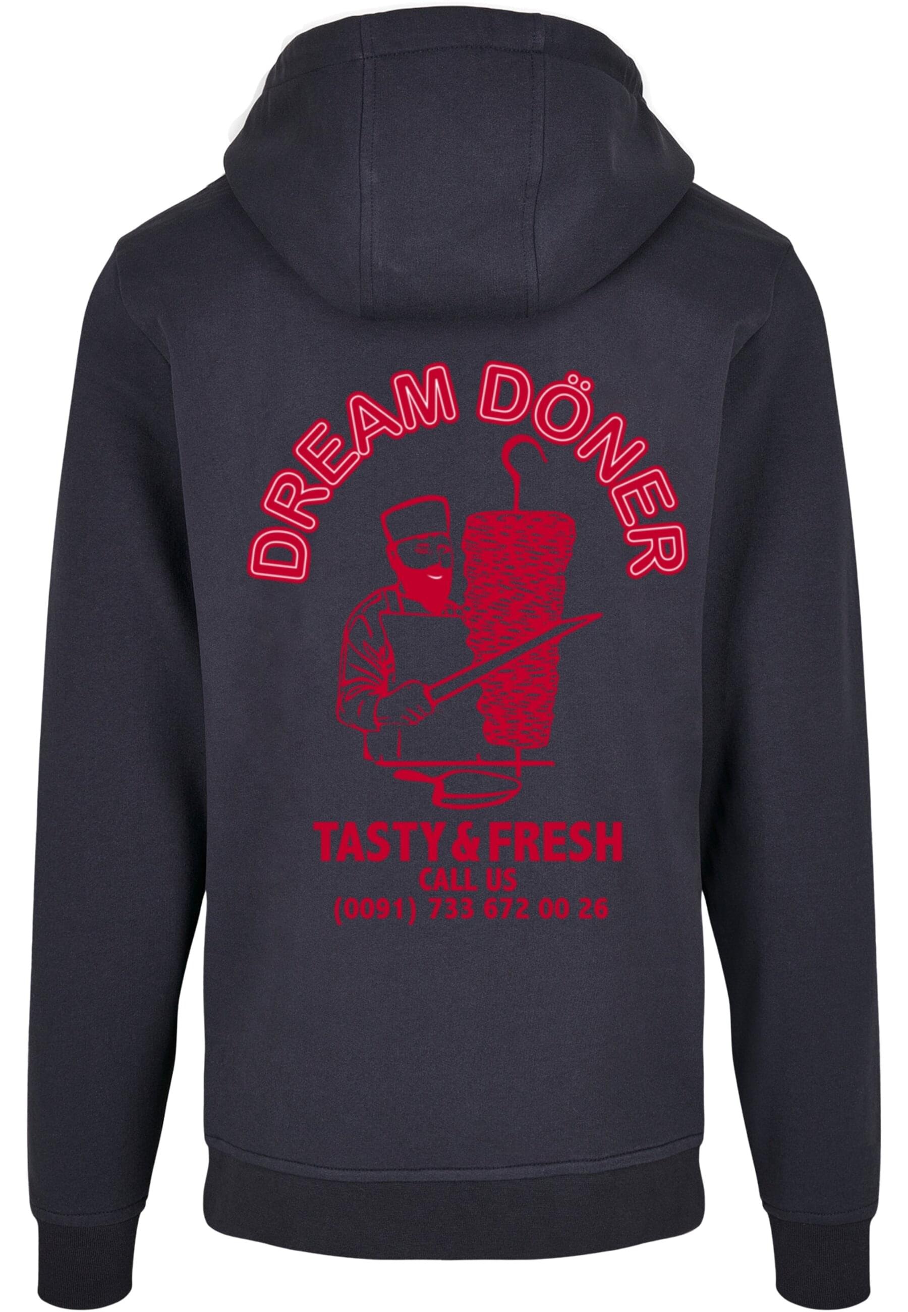 MisterTee Kapuzensweatshirt »MisterTee Herren Dream Kebab Hoody«, (1 tlg.)