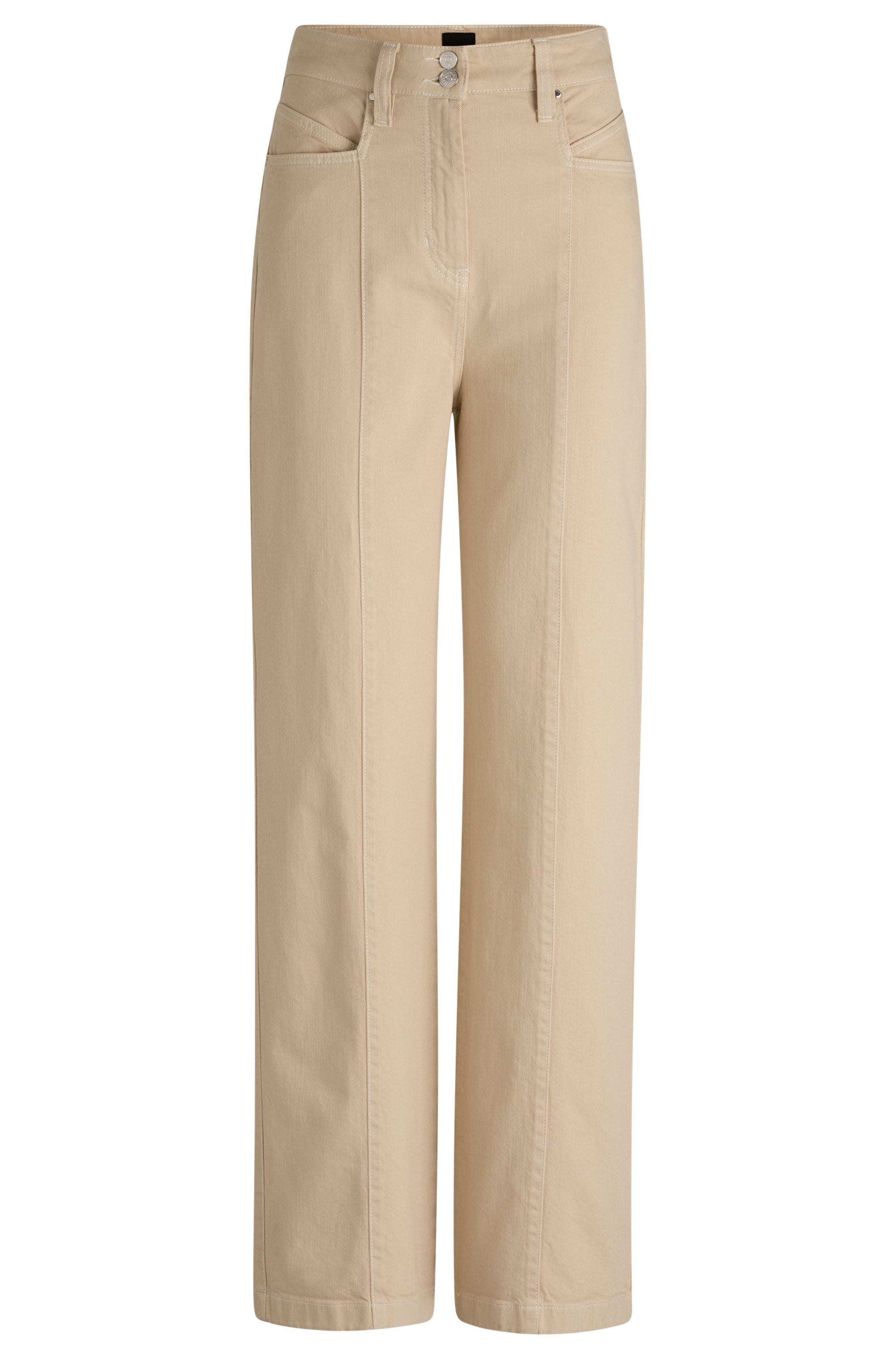 BOSS ORANGE Webhose »Tolala-D Premium Damenmode«, Twill Qualität, Ziernähte