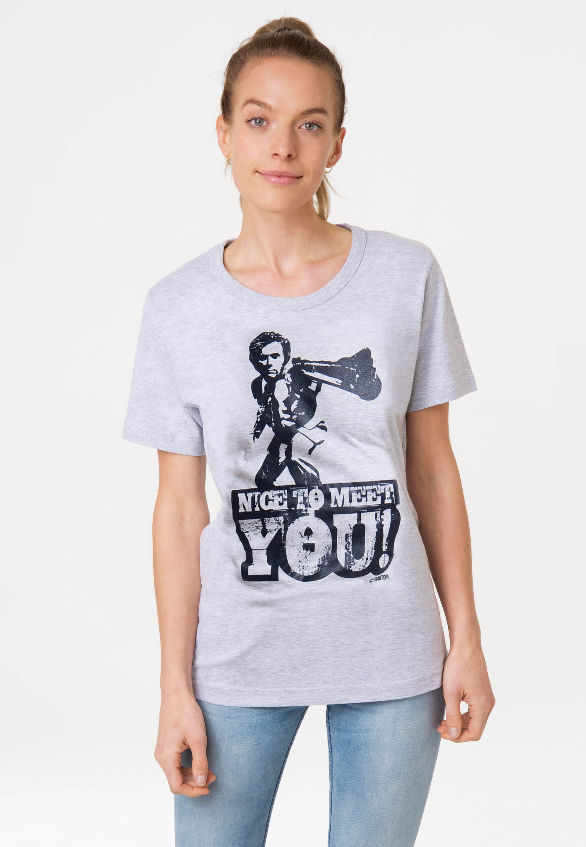 LOGOSHIRT T-Shirt "Dirty Harry - Nice To Meet You", mit coolem Print günstig online kaufen