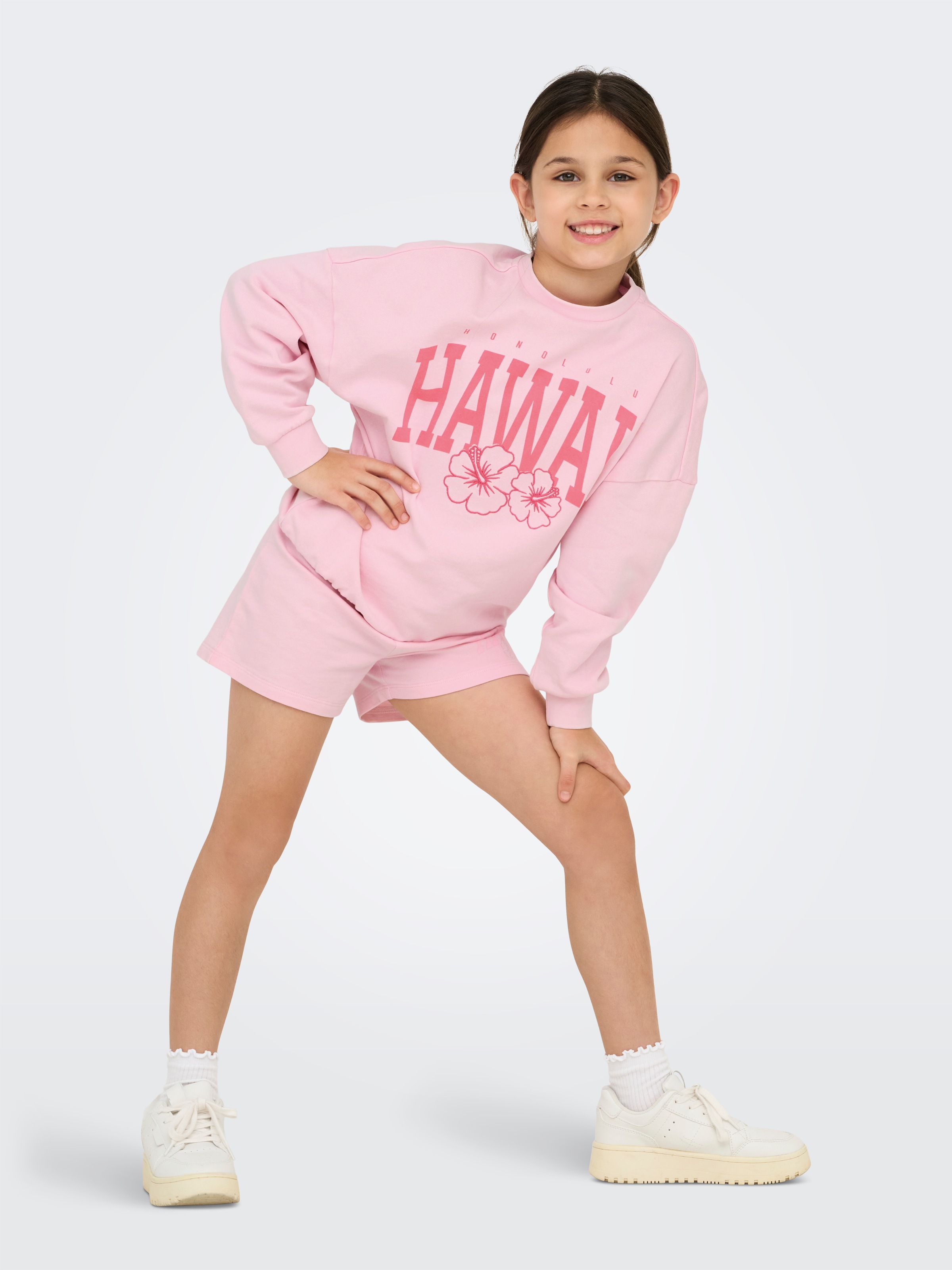 KIDS ONLY Sweatshirt »KOGANABELL LIFE L/S OVZ PRINTED CREW SWT«