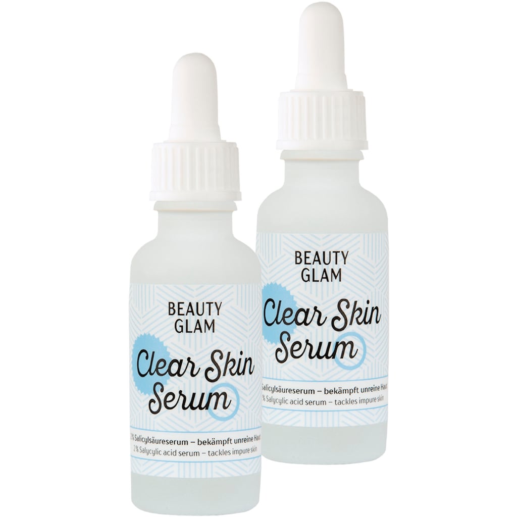 Herrenmode Kosmetik BEAUTY GLAM Gesichtspflege-Set »Clear Skin Serum«, (2 tlg.) transparent