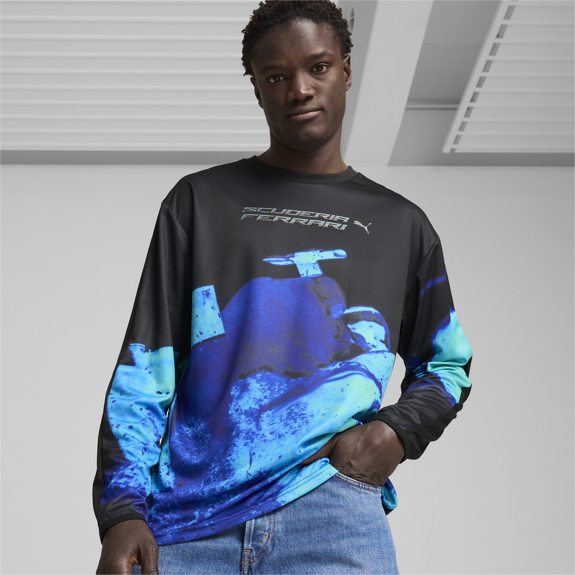 PUMA T-Shirt »Scuderia Ferrari Race Statement Langarm-Shirt Herren«