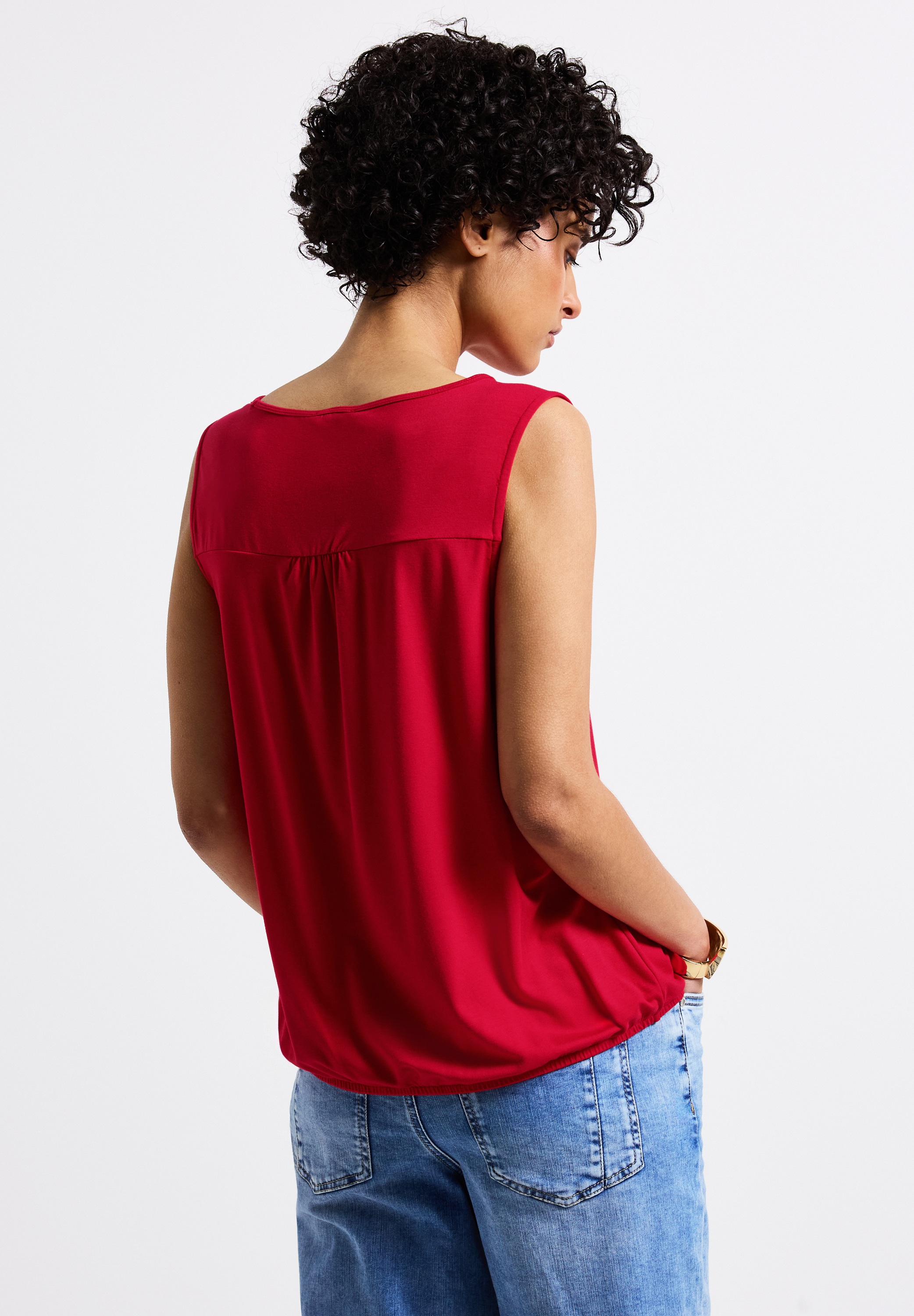 STREET ONE 2-in-1-Top, mit U-Boot-Ausschnitt