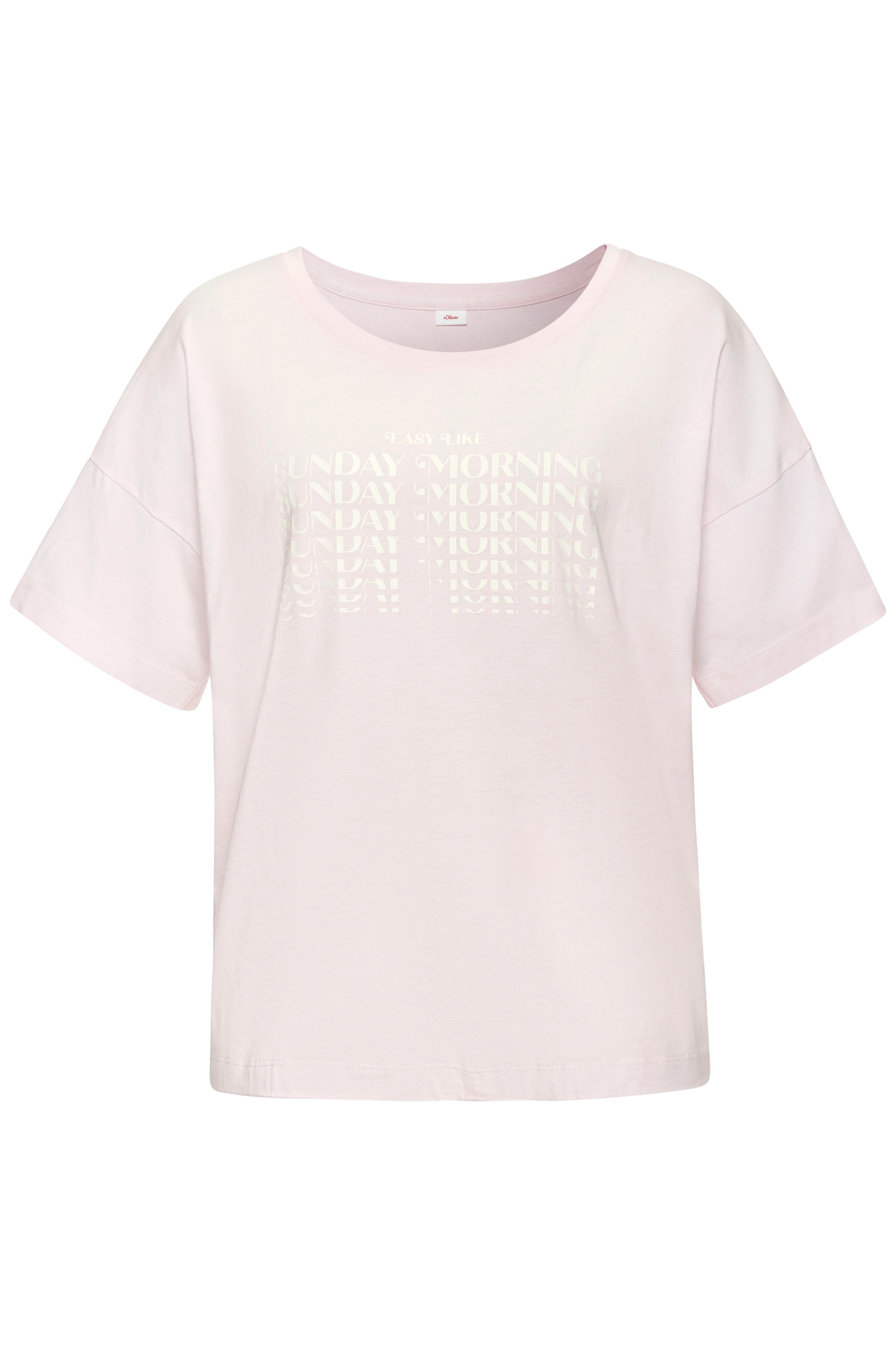 s.Oliver Pyjama 2-teilig, 2 tlg. mit grafischem Print günstig online kaufen