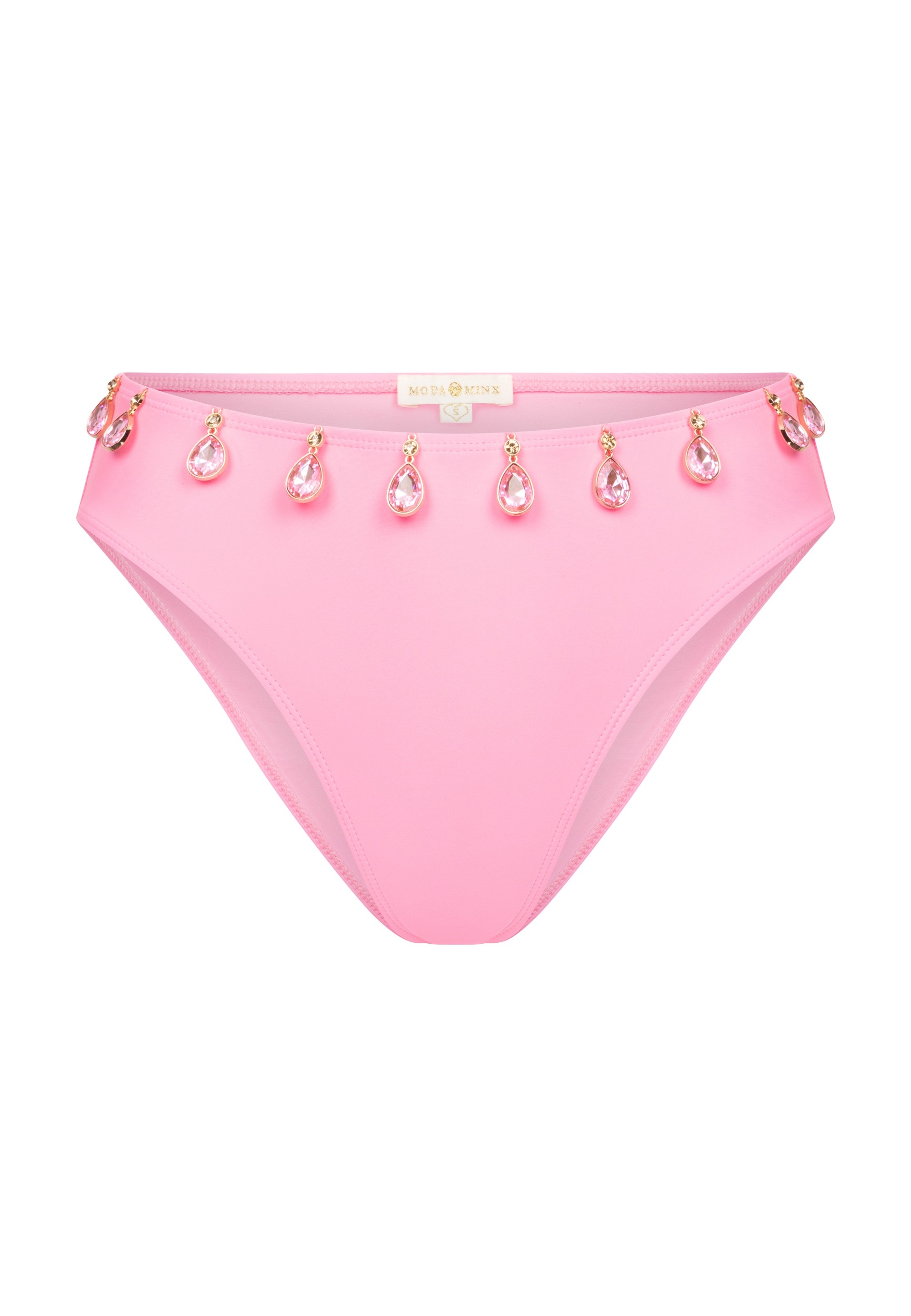 Moda Minx Bikini-Hose "Hera Fixed Droplet High Waist Bikini Bottom", (1 St. günstig online kaufen