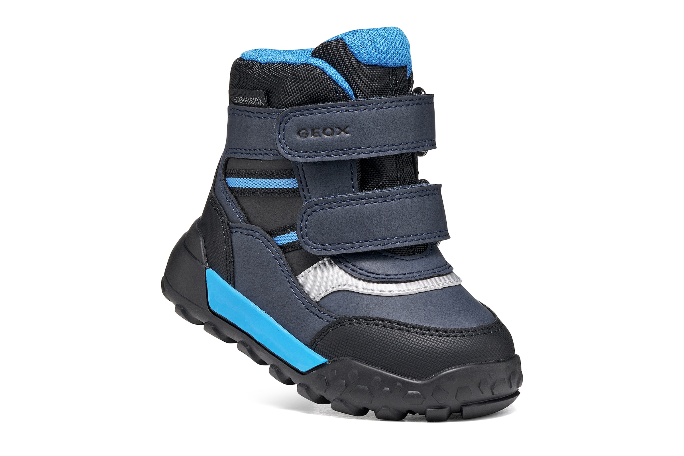 Geox Lauflernschuh »B TREKKYUP BOY B ABX«  Winterboots, TEX-Klettboots, Größenschablone zum Download