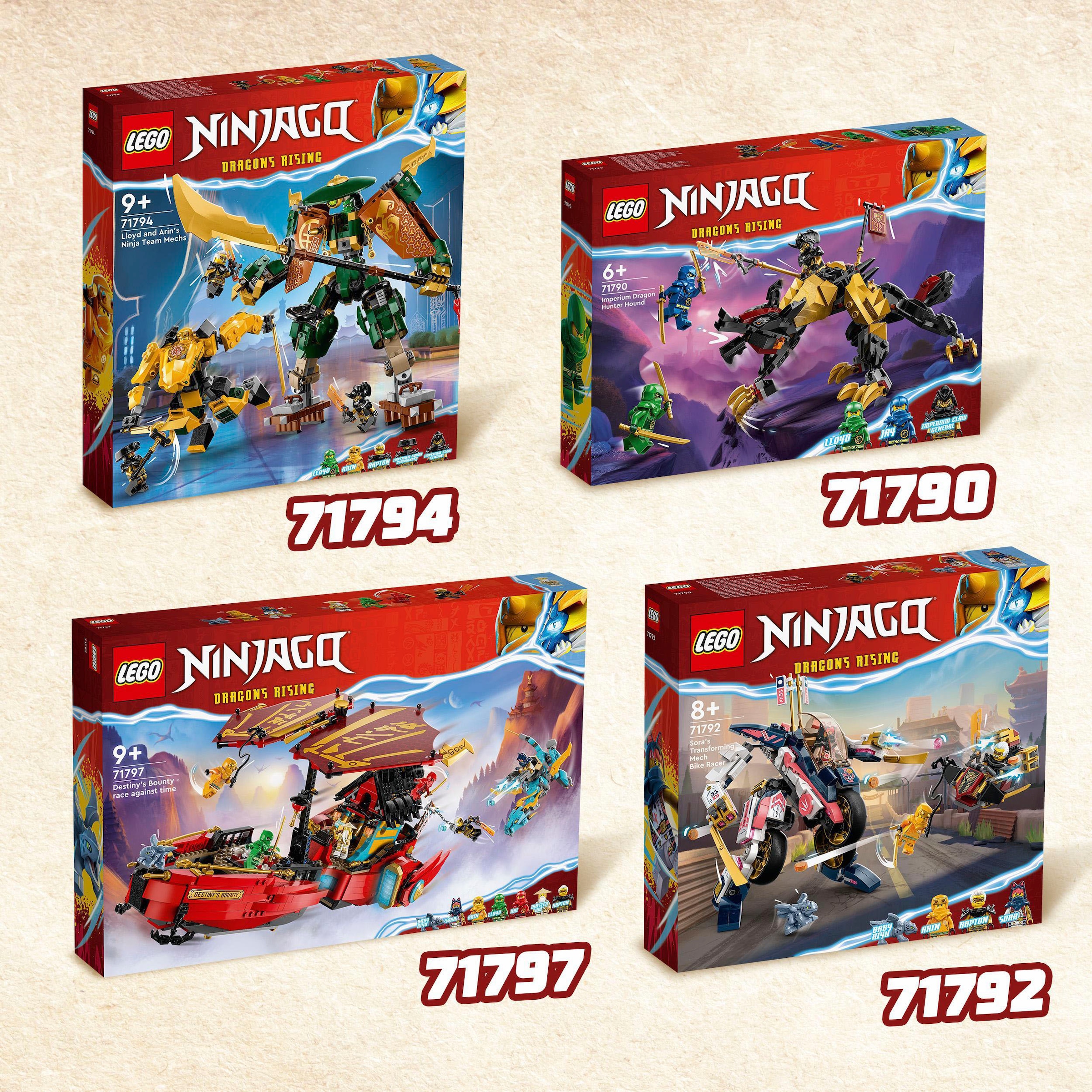 LEGO® Konstruktionsspielsteine »Jagdhund des kaiserlichen Drachenjägers (71790), LEGO® NINJAGO«, (198 St.), Made in Europe