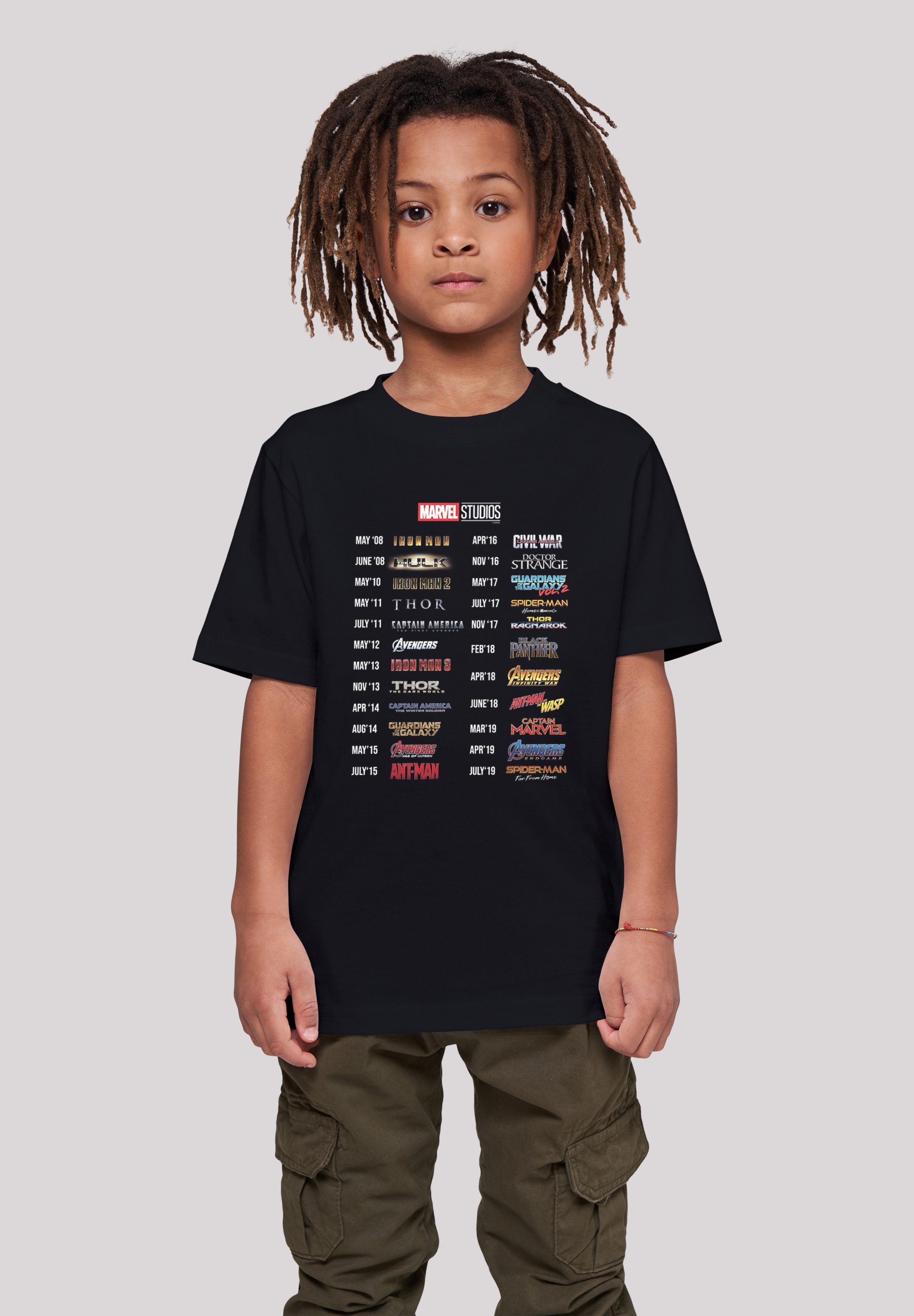 F4NT4STIC T-Shirt »Marvel Studios Filme«, Print
