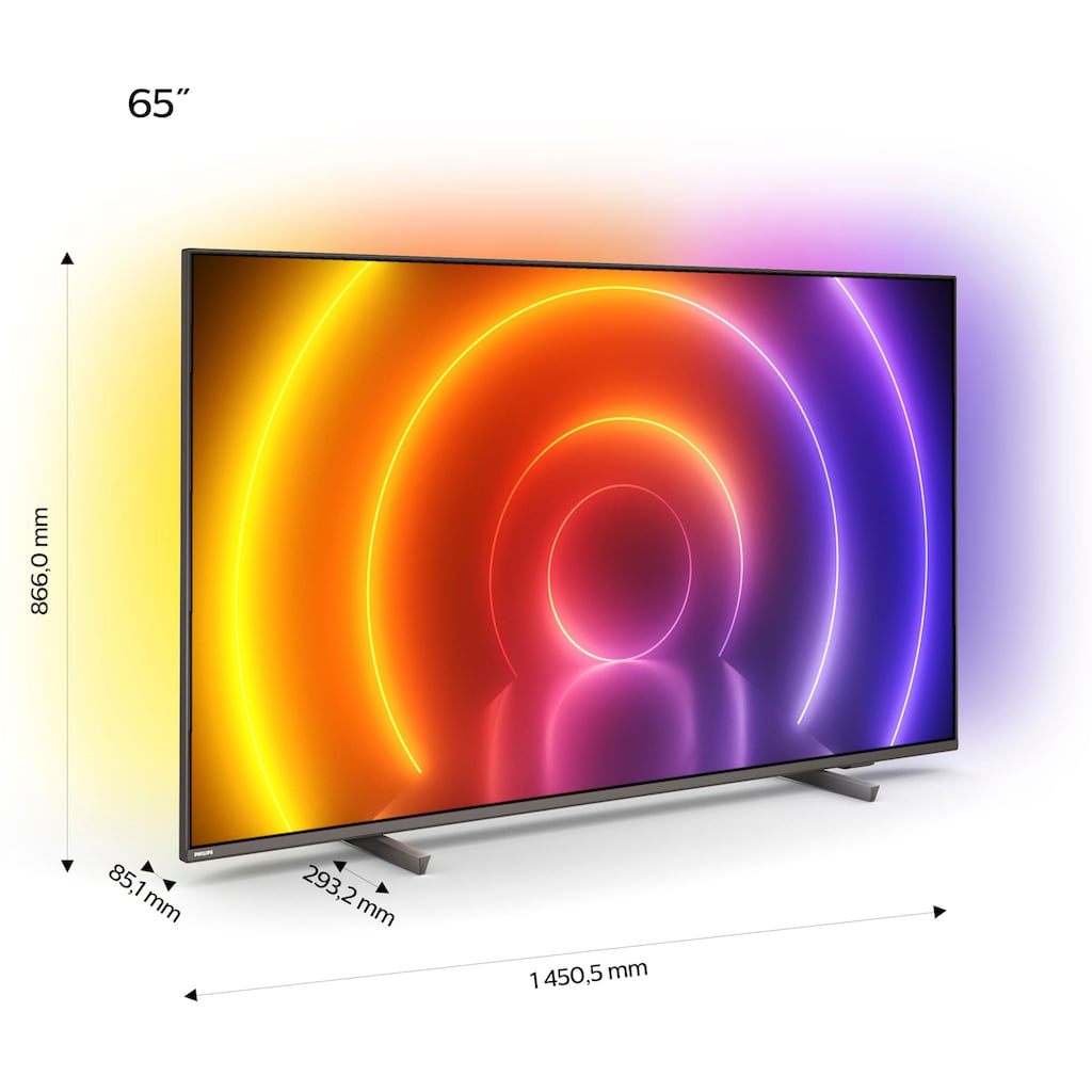 Philips LED-Fernseher »65PUS8106/12«, 164 cm/65 Zoll, 4K Ultra HD, Android TV-Smart-TV