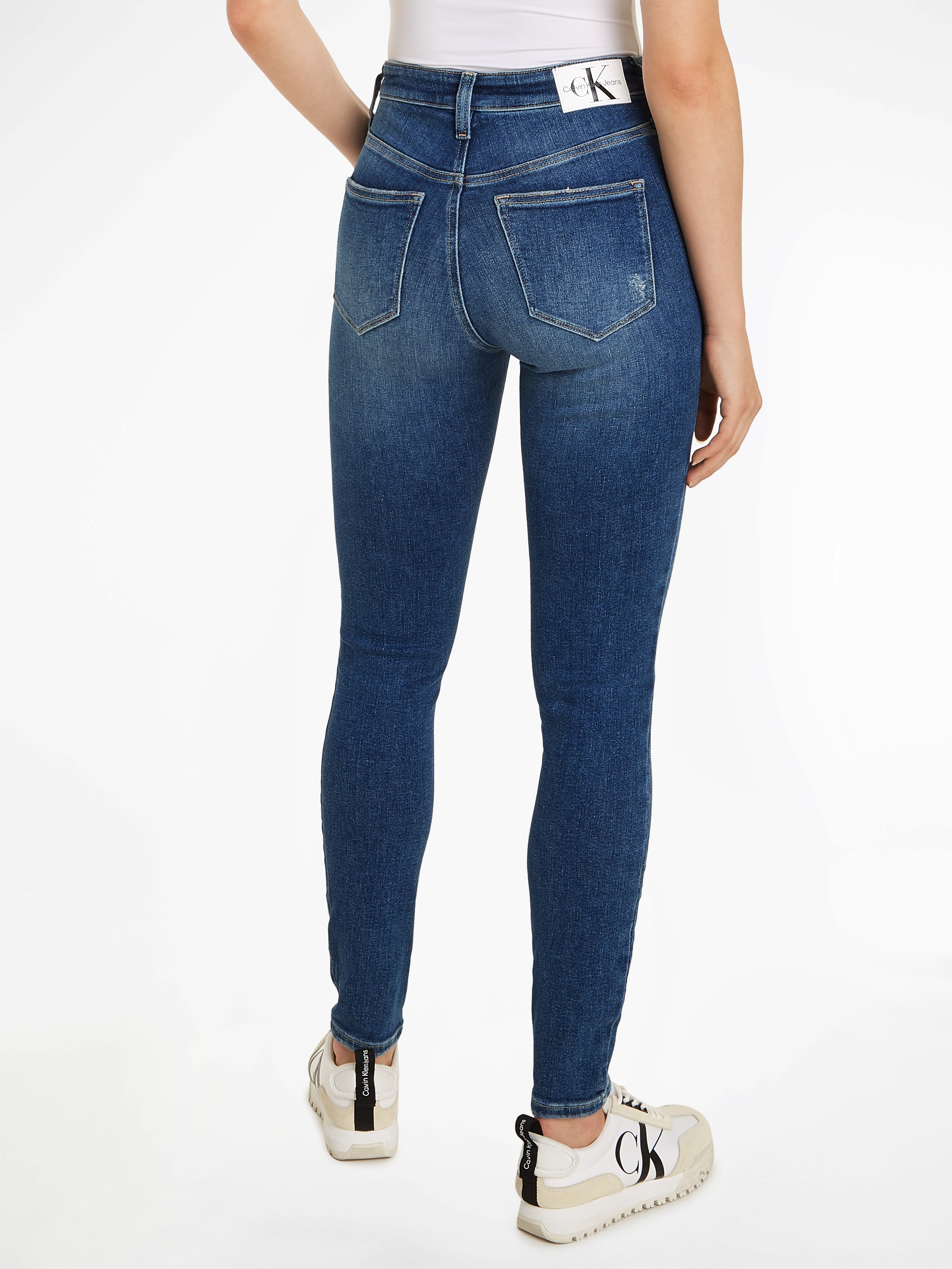 Calvin Klein Jeans Skinny-fit-Jeans »HIGH RISE SKINNY«, in klassischer 5-Pocket-Form