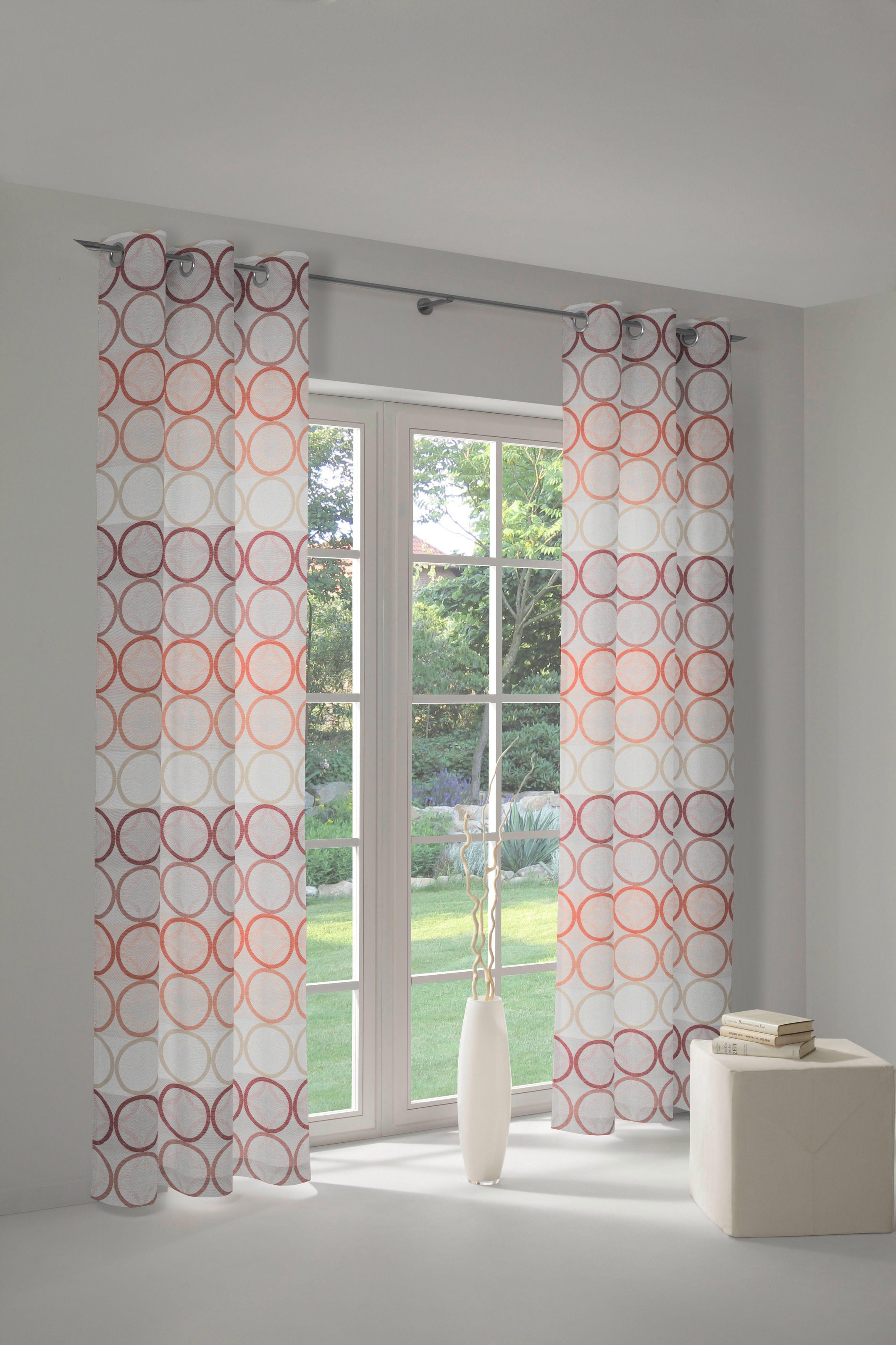 Wirth Vorhang "Zirbello" Ösen 1 Stk. tlg. günstig online kaufen