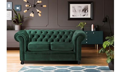 Chesterfield-Sofa »Chesterfield Home 2-Sitzer«, mit edler Knopfheftung und typischen...