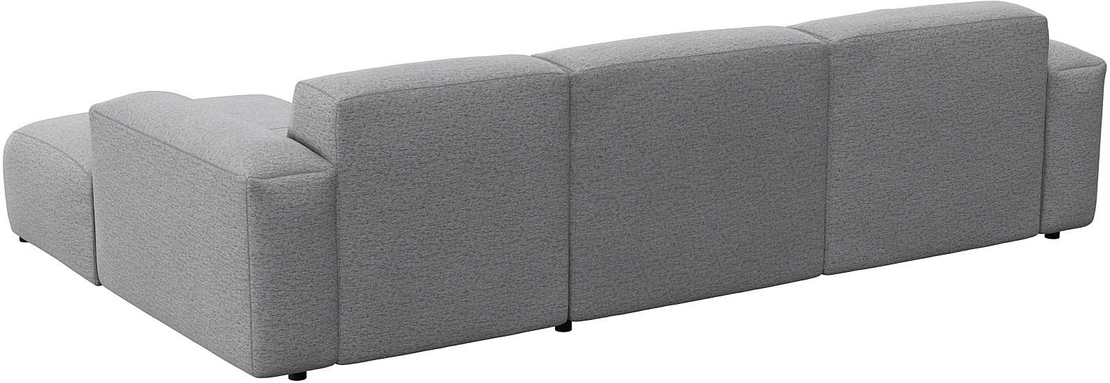 FLEXLUX Ecksofa »Lucera bequem und komfortabel durch hochwertigen Sitzaufbau, L.Form«, modern & anschmiegsam, Kaltschaum, Stahl-Wellenunterfederung