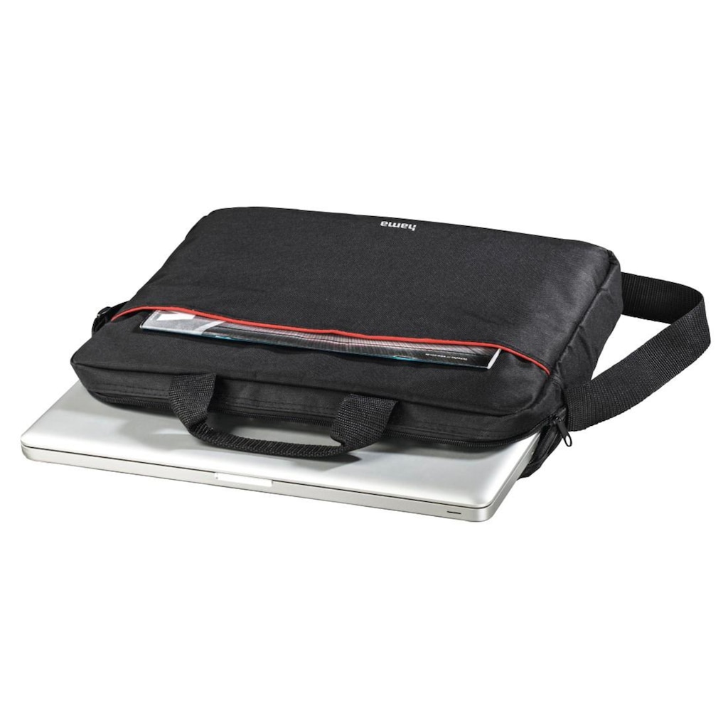 Hama Laptoptasche »Laptop-Tasche "Tortuga", bis 44 cm (17,3"), Schwarz, Notebook Tasche«