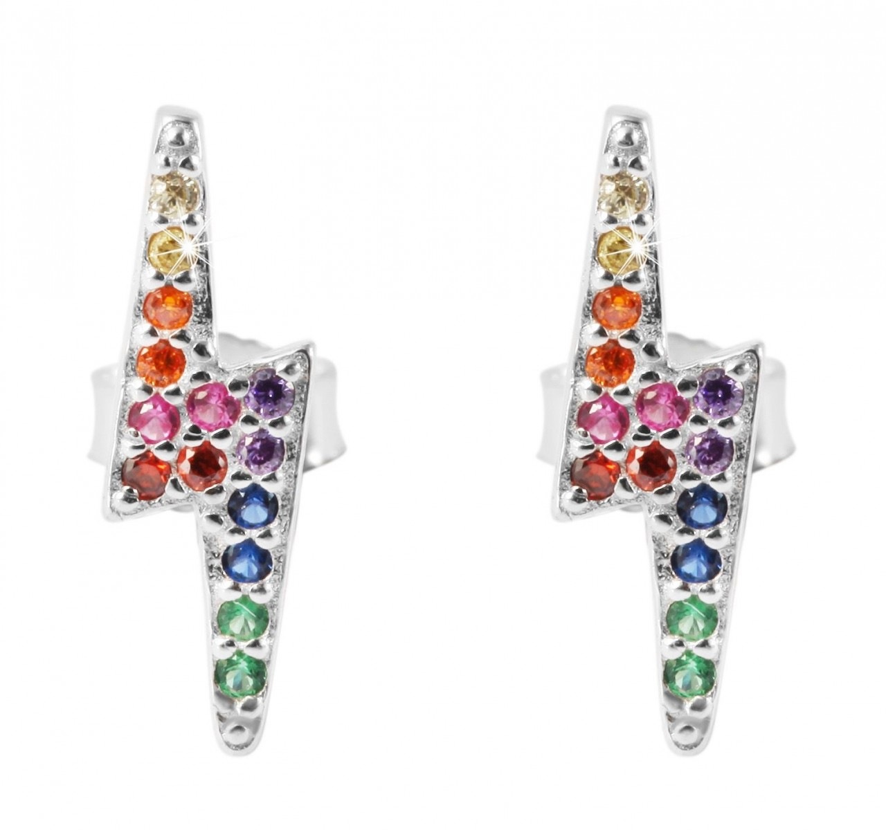 Adelia´s Paar Ohrhänger »Damen Ohrstecker aus 925 Sterling Silber und Zirkonia - Strass«